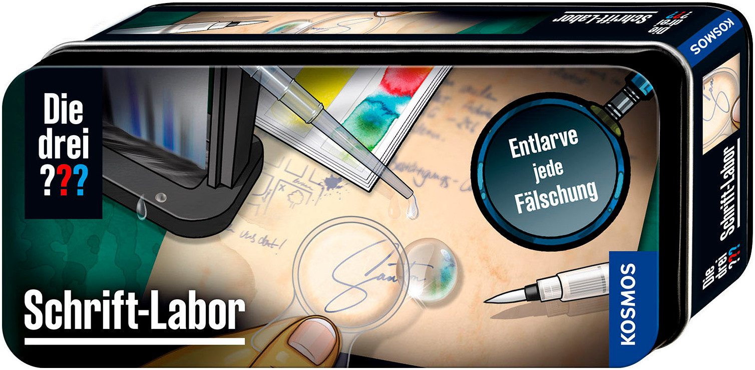 Kosmos Experimentierkasten Die drei ??? Schrift-Labor