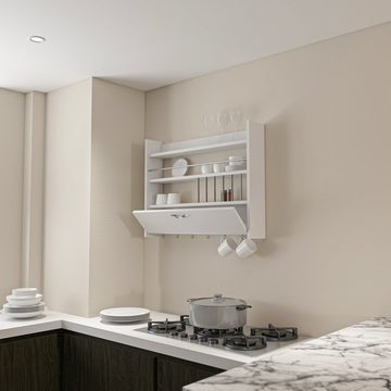 Decortie Küchenregal Knott, Modernes Küchenregal, 15 x 85 x 65 cm