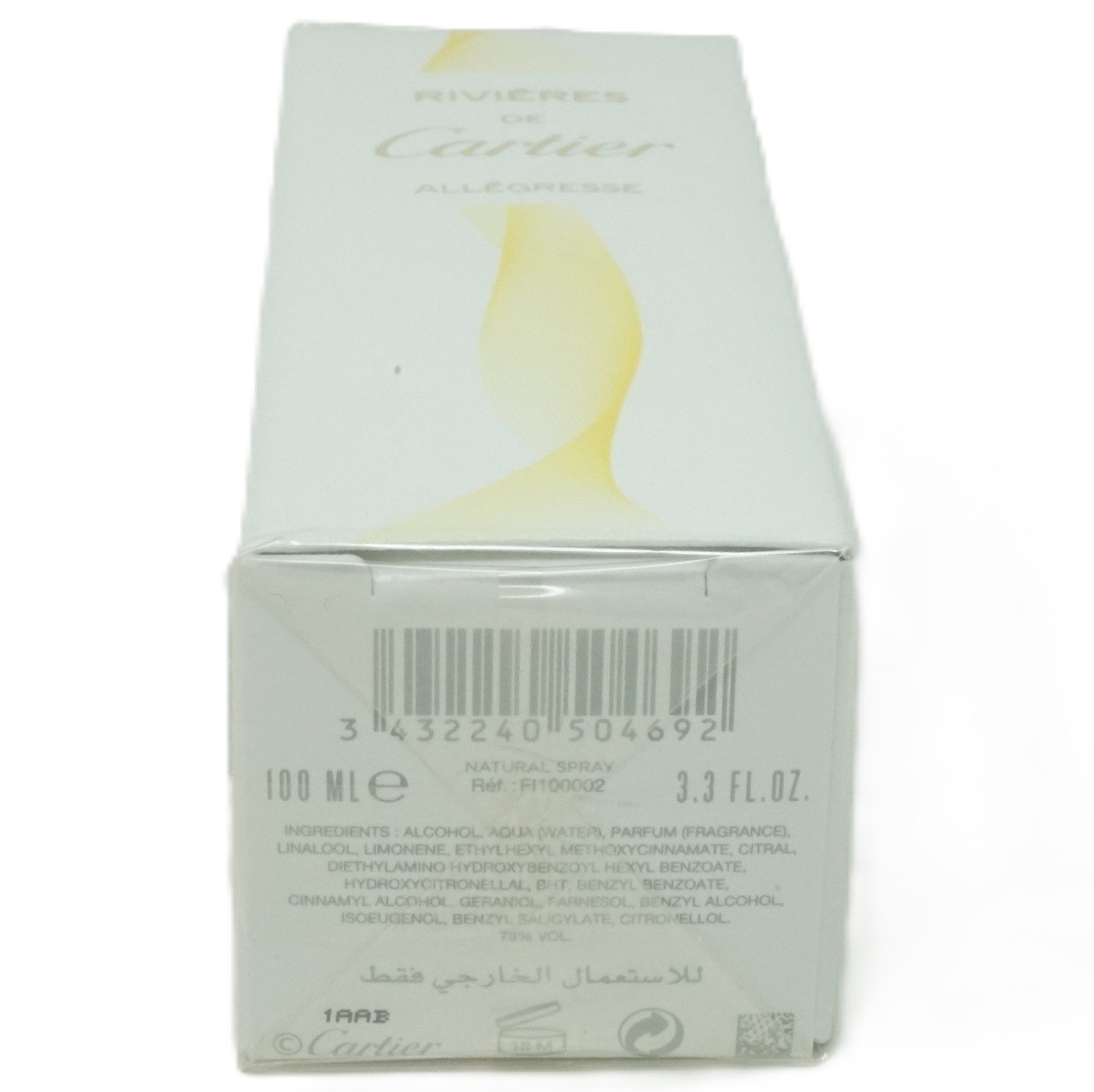 Cartier Eau de Toilette Cartier Rivières Allégresse Eau de Toilette Spray 100 ml