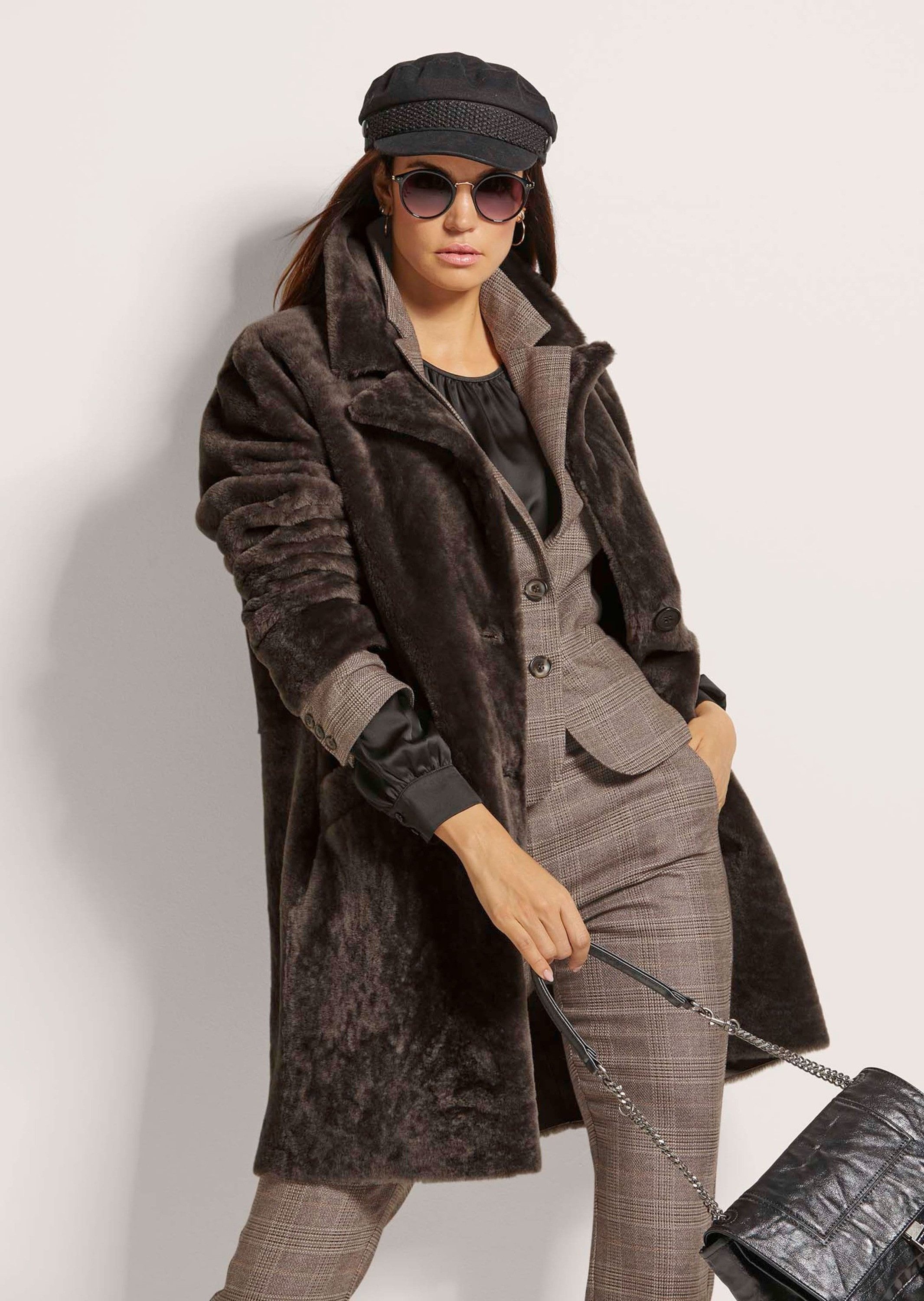 MADELEINE Outdoorjacke Lammfelljacke