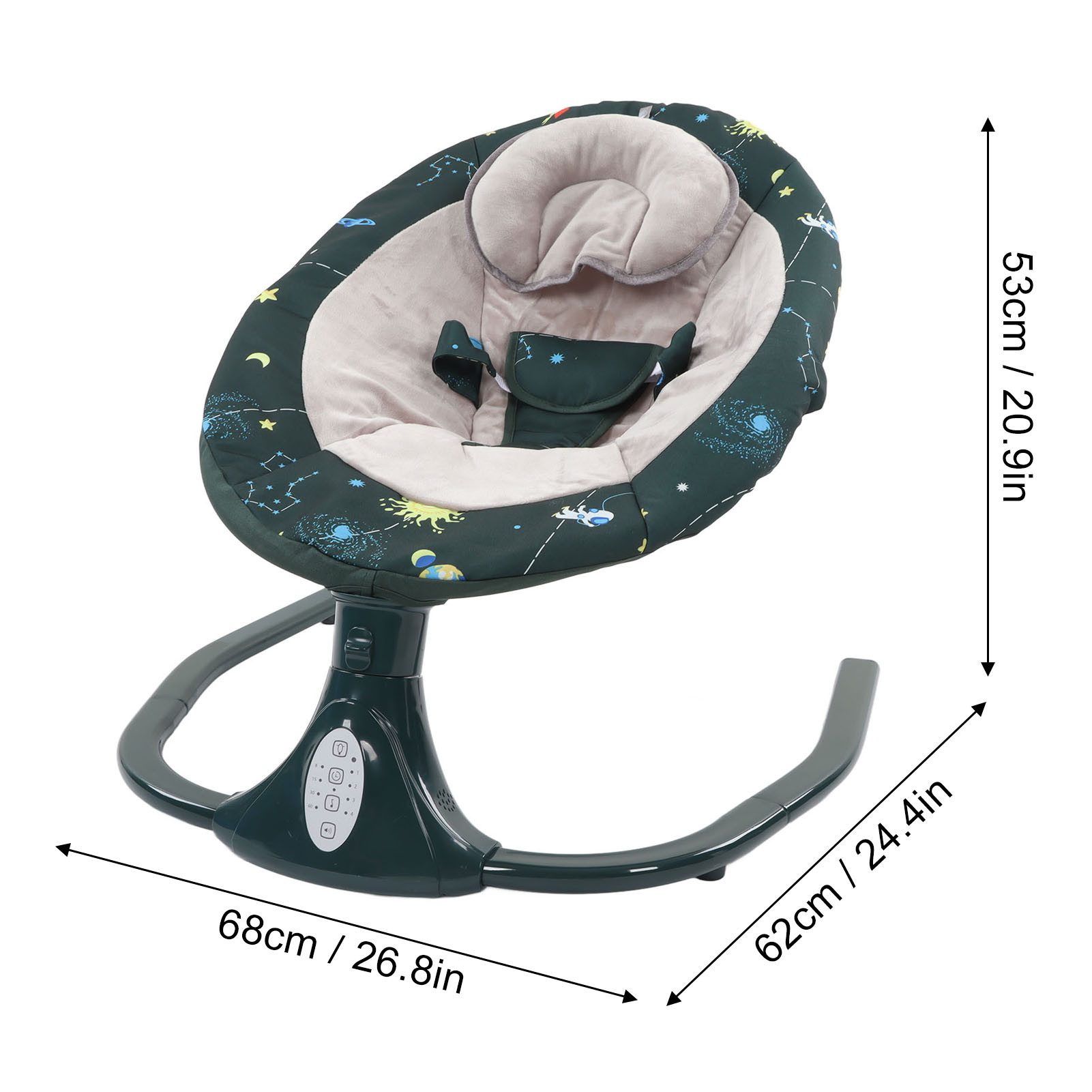 cocosity Babywippe Smarte Babyschaukel, faltbar und abnehmbar, 4 Schaukelmo günstig online kaufen