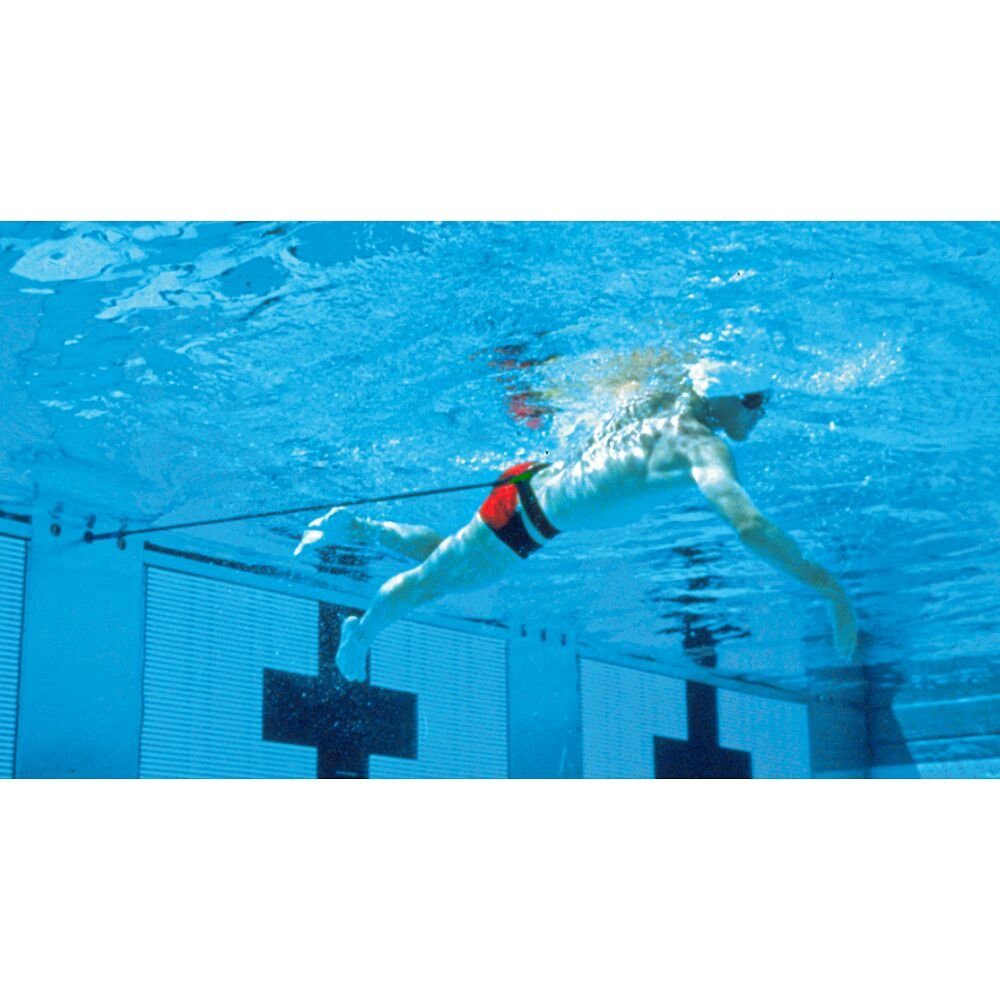 Zugseil StrechCordz Steigerung der Trainingsband Short-Belt, Zugstärke 3,6–10,8 Grün, kg Aqua-Gym Zur Schwimmkraft