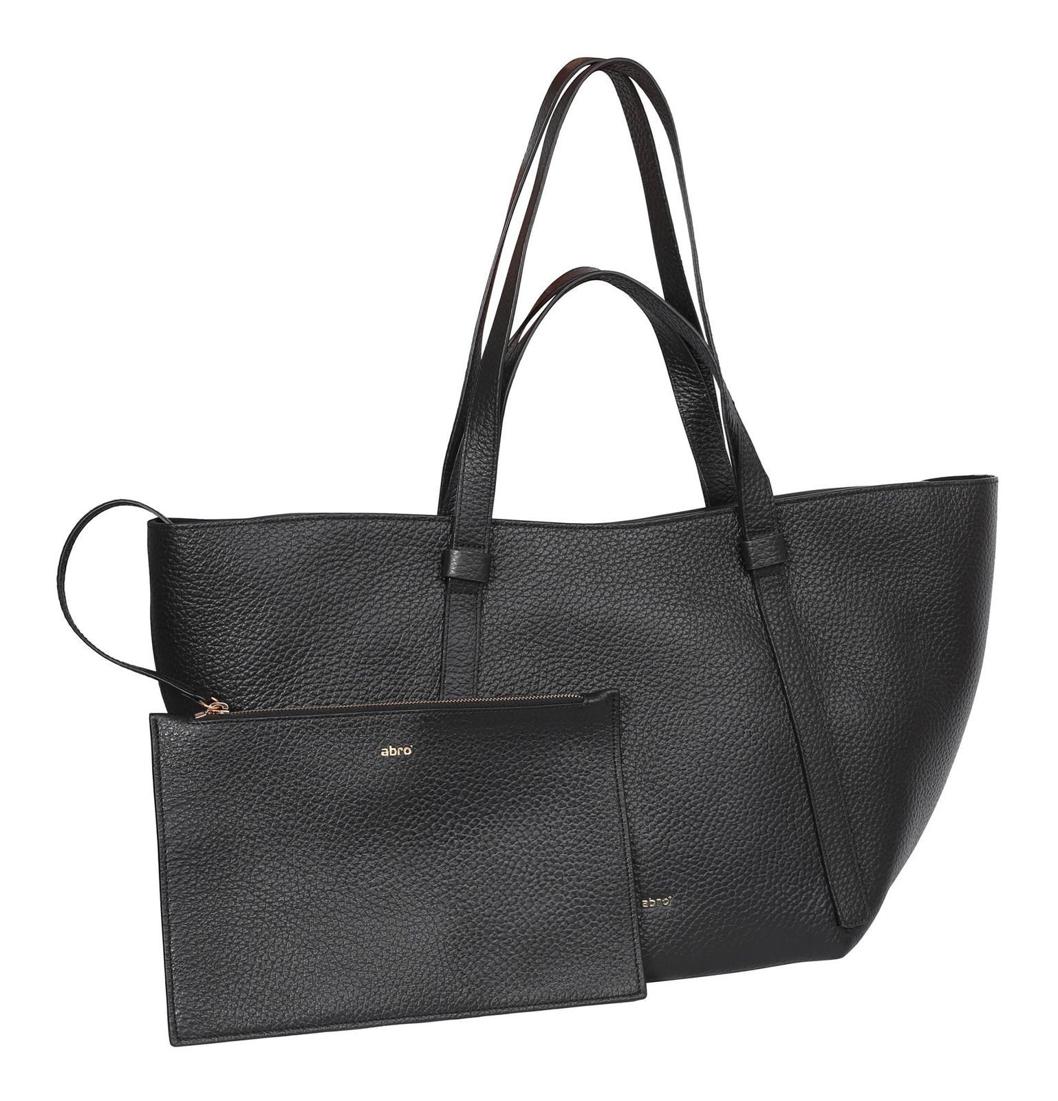 Abro Schultertasche Сумки для покупок Cosmo (Set, 2-tlg), aus echtem Leder