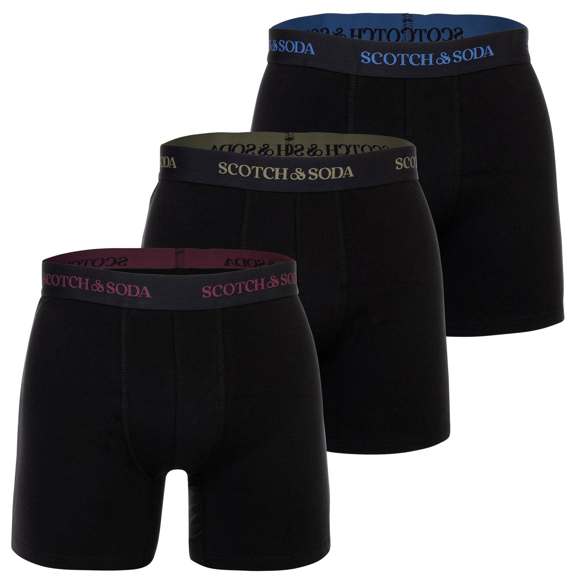 Boxer Herren Boxershort 3er Pack Baumwolle