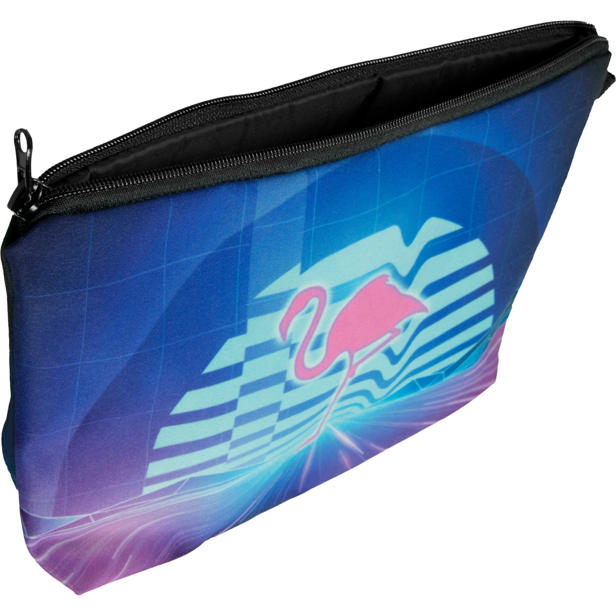 cosey Kosmetiktasche Make-up Tasche, Schminktasche und Kulturbeutel – Flamingo Design (Einzelprodukt, 1 Stück)