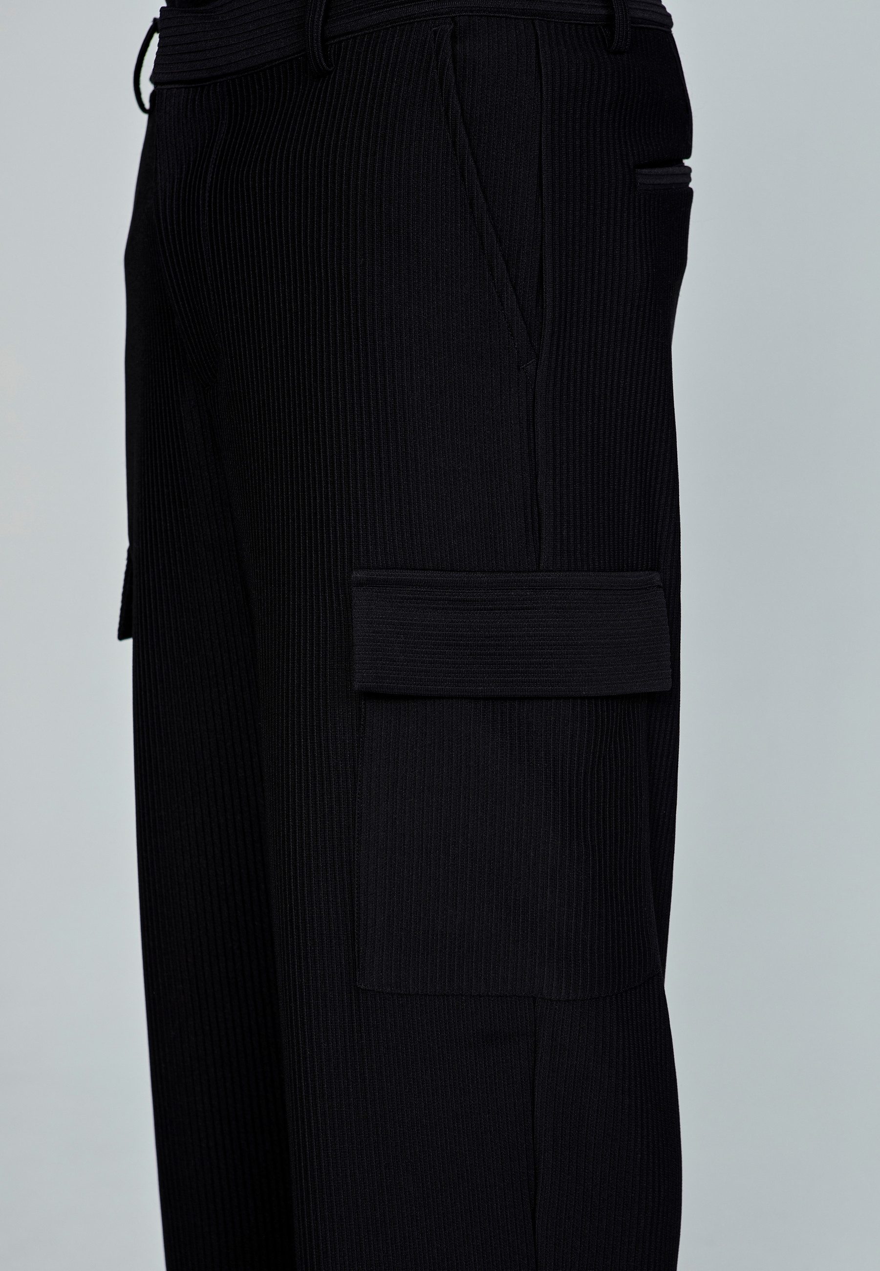 Cargohose SikSilk Herren Schwarze Cargohose