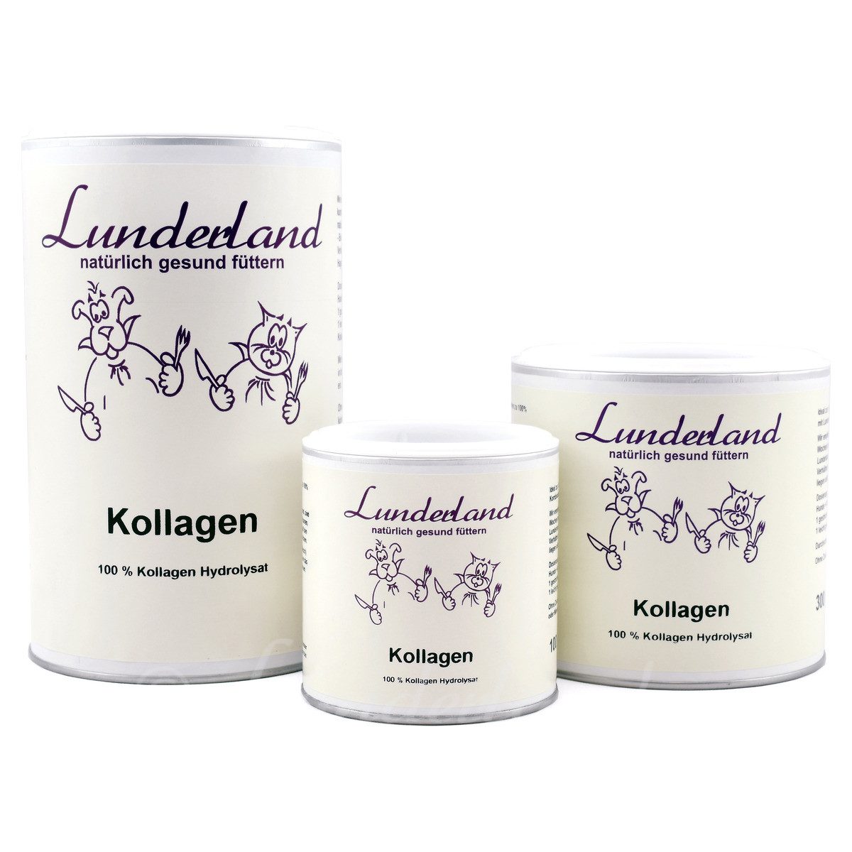 Lunderland Kollagen 300 g, Nahrungsergänzungsmittel für: Hund von Lunderland