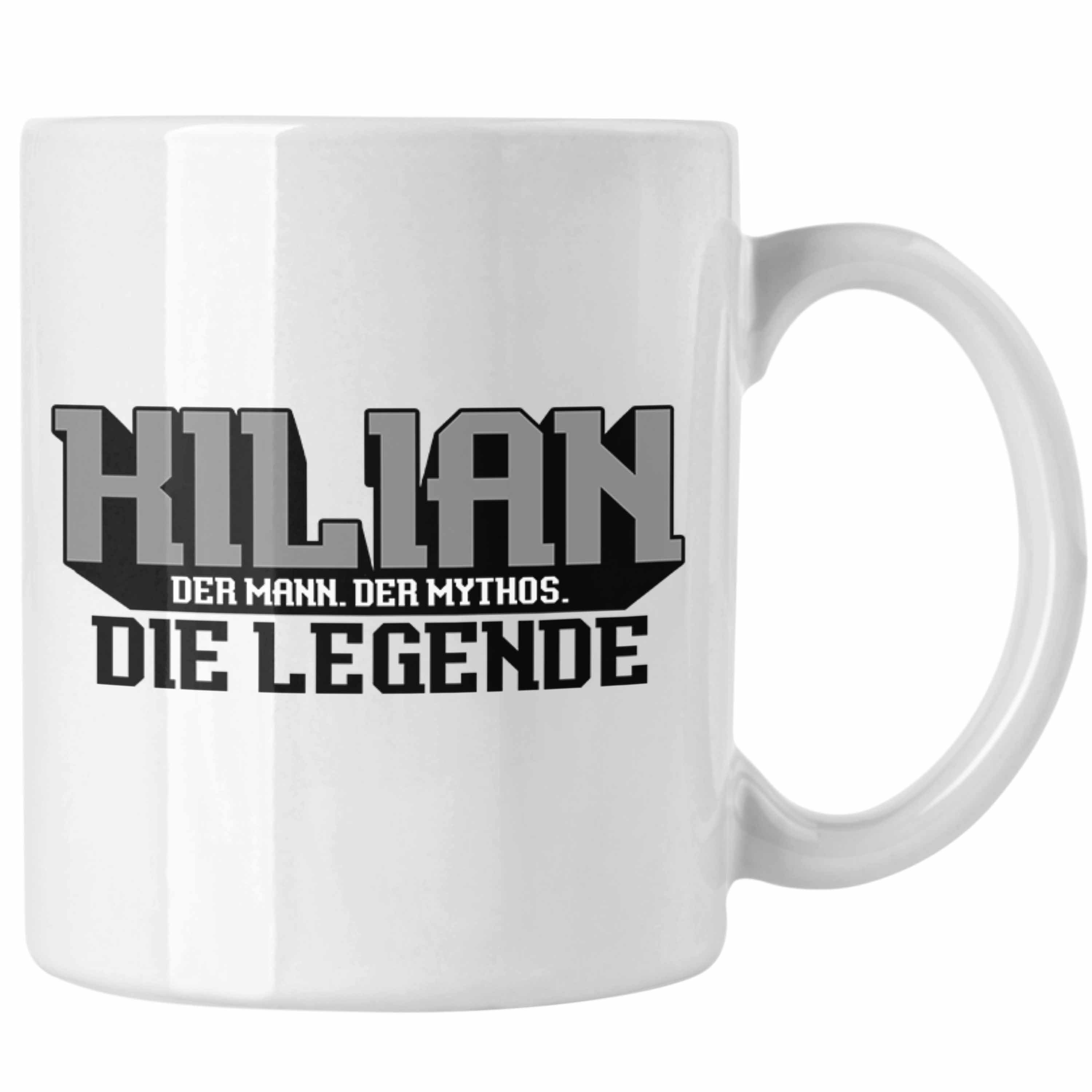 Trendation Tasse Kilian Tasse Namen Spruch Namenstag Weiss