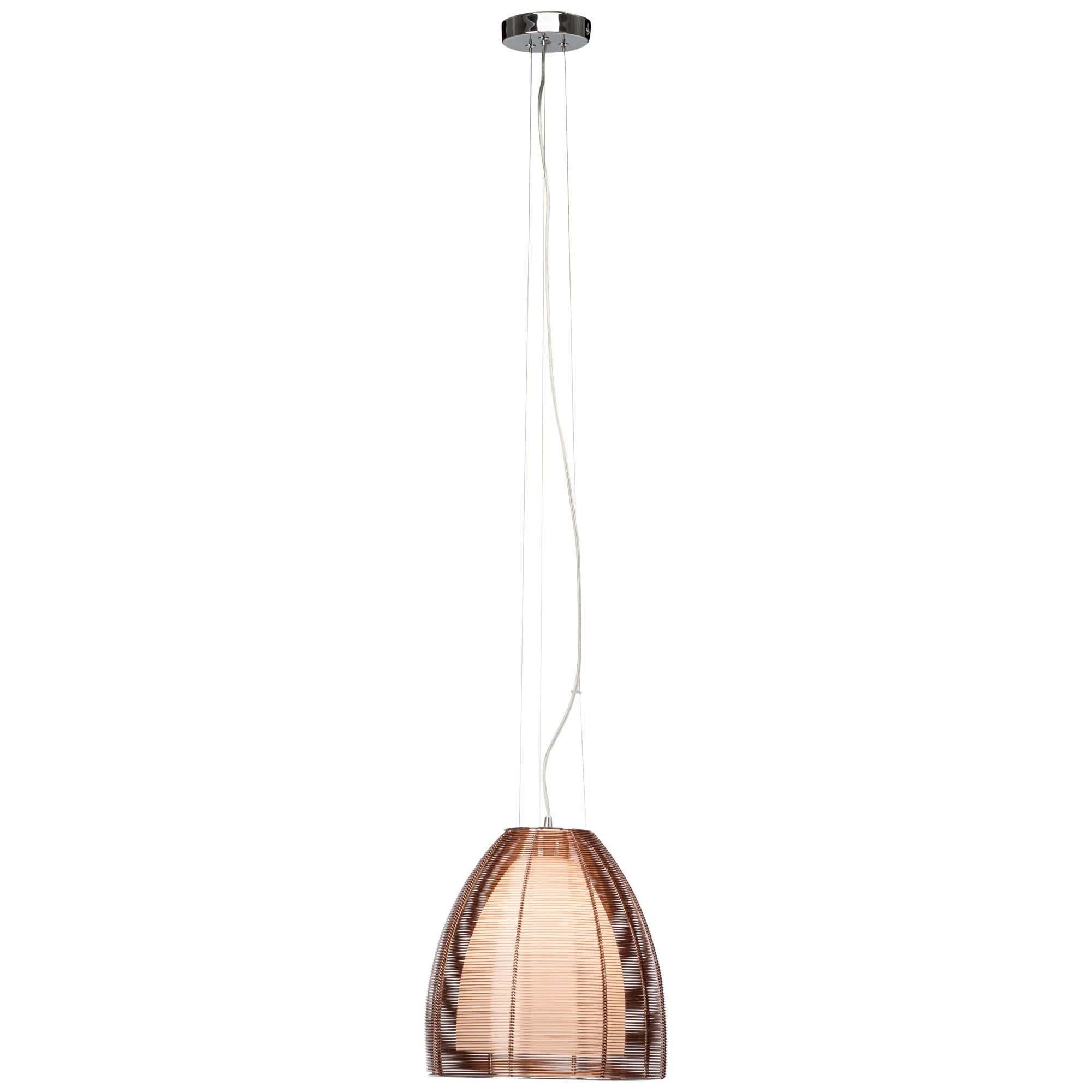 E27, A60, Relax, 30cm Relax Lampe bronze/chrom 1x g.f. Pendelleuchte 60W, N Brilliant Pendelleuchte