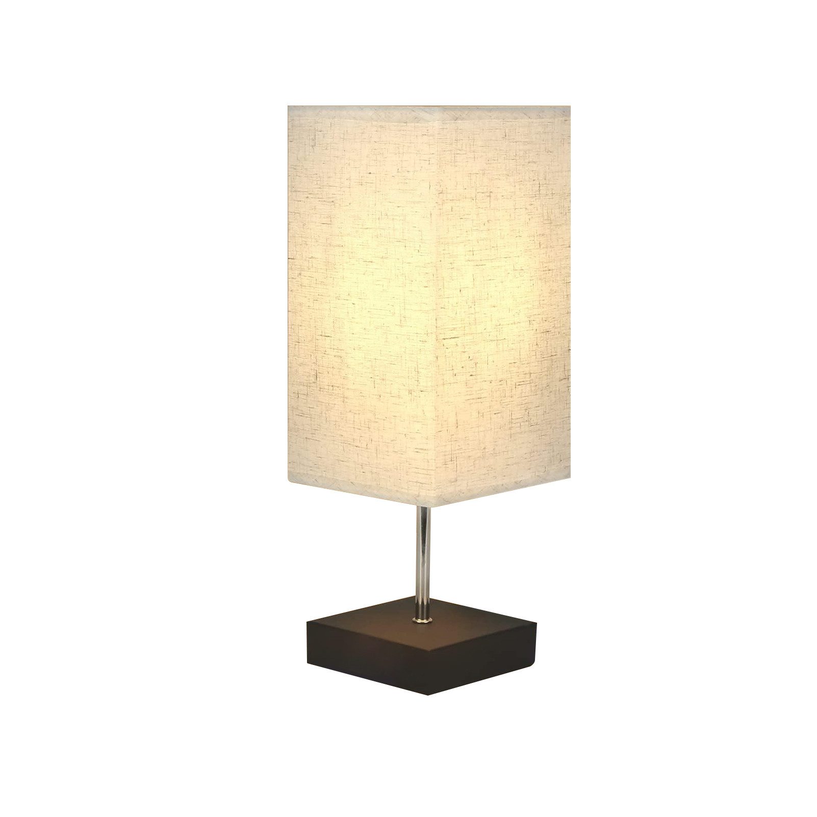 Nettlife Nachttischlampe Touch Dimmbar Stoffschirm E27 günstig online kaufen
