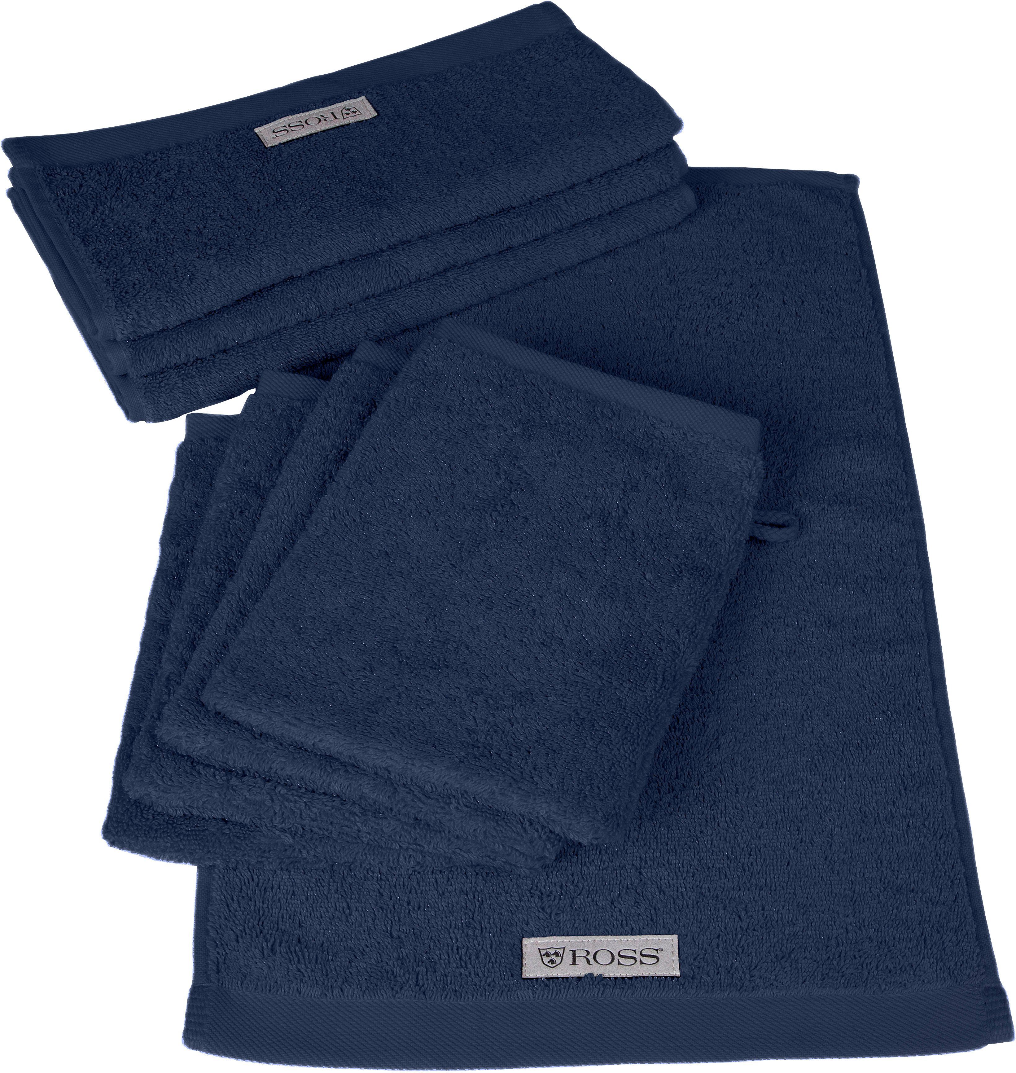 ROSS Handtuch Set Sinfonie, 8-tlg) (Set, Frottier, Denim