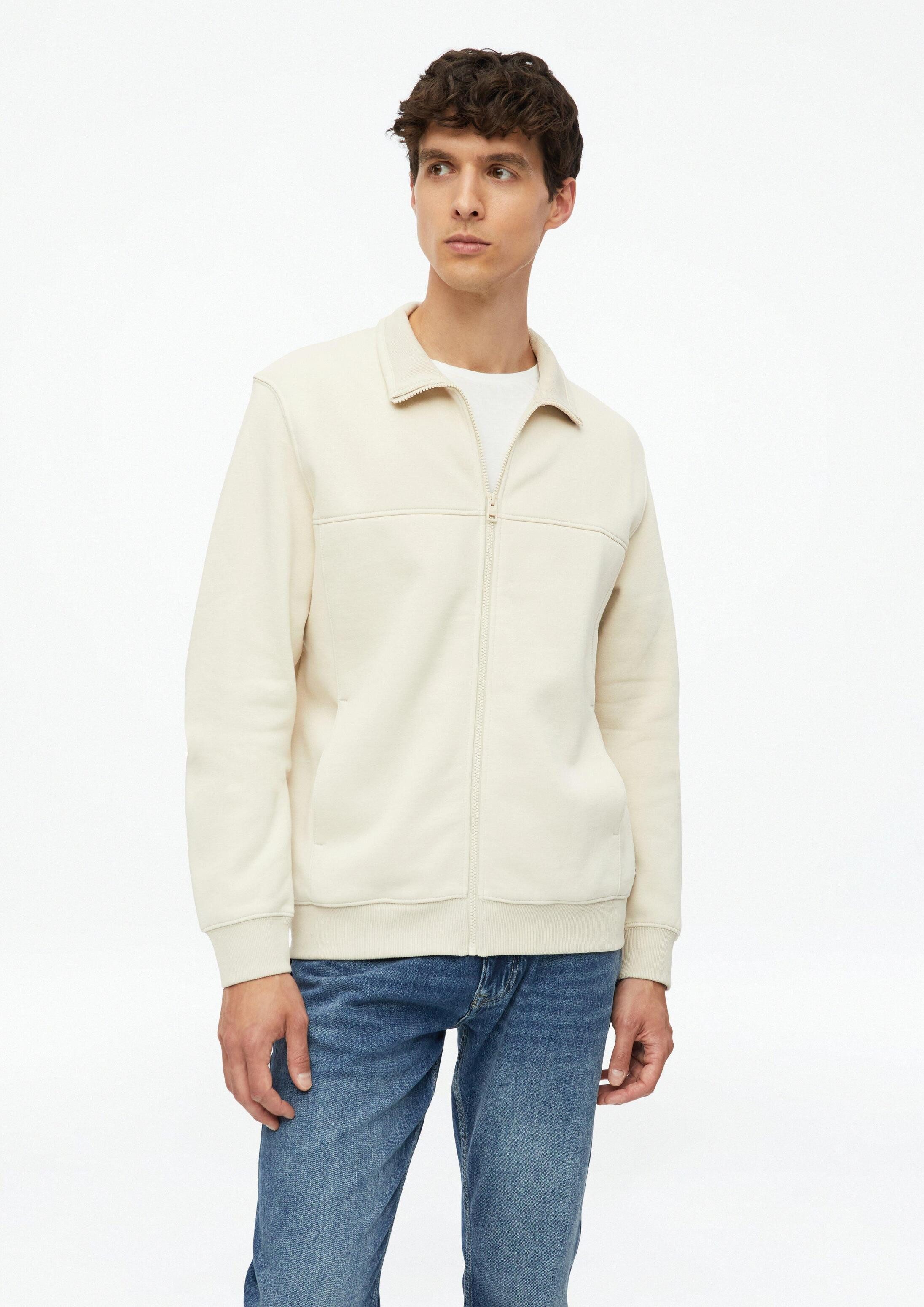s.Oliver Sweatjacke Sweatshirt Jacke Sweatjacke mit Stehkragen und Eingrifftaschen
