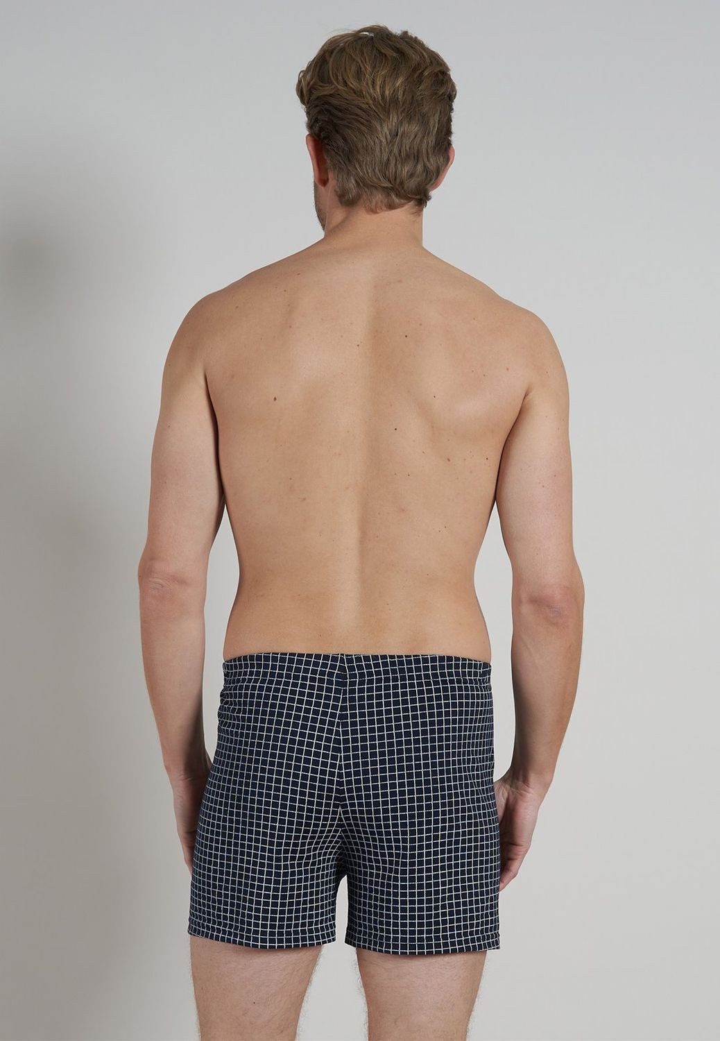 CECEBA Boxershorts Daytona Shorts (Set, 2-St) mit Eingriff, Knopf, Logo, uni, gemustert