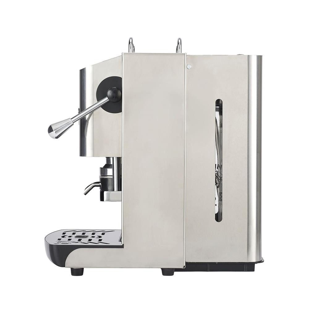 Faber Coffee Machines Espressomaschine Faber Pro Inox Essential Kaffeepadmaschine, 44mm ESE Pads, hochwertiges Gehäuse bei professioneller Leistung