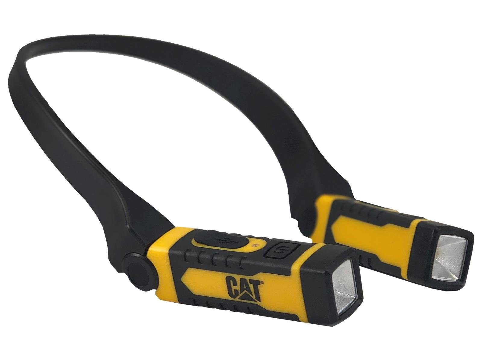 CAT CATERPILLA LED 300 aufladbare Stirnlampe (1-St) Lumen Nackenleuchte, CAT LED