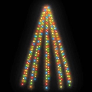 vidaXL Lichterschlauch Weihnachtsbaum-Lichternetz mit 300 LEDs Mehrfarbig 300 cm