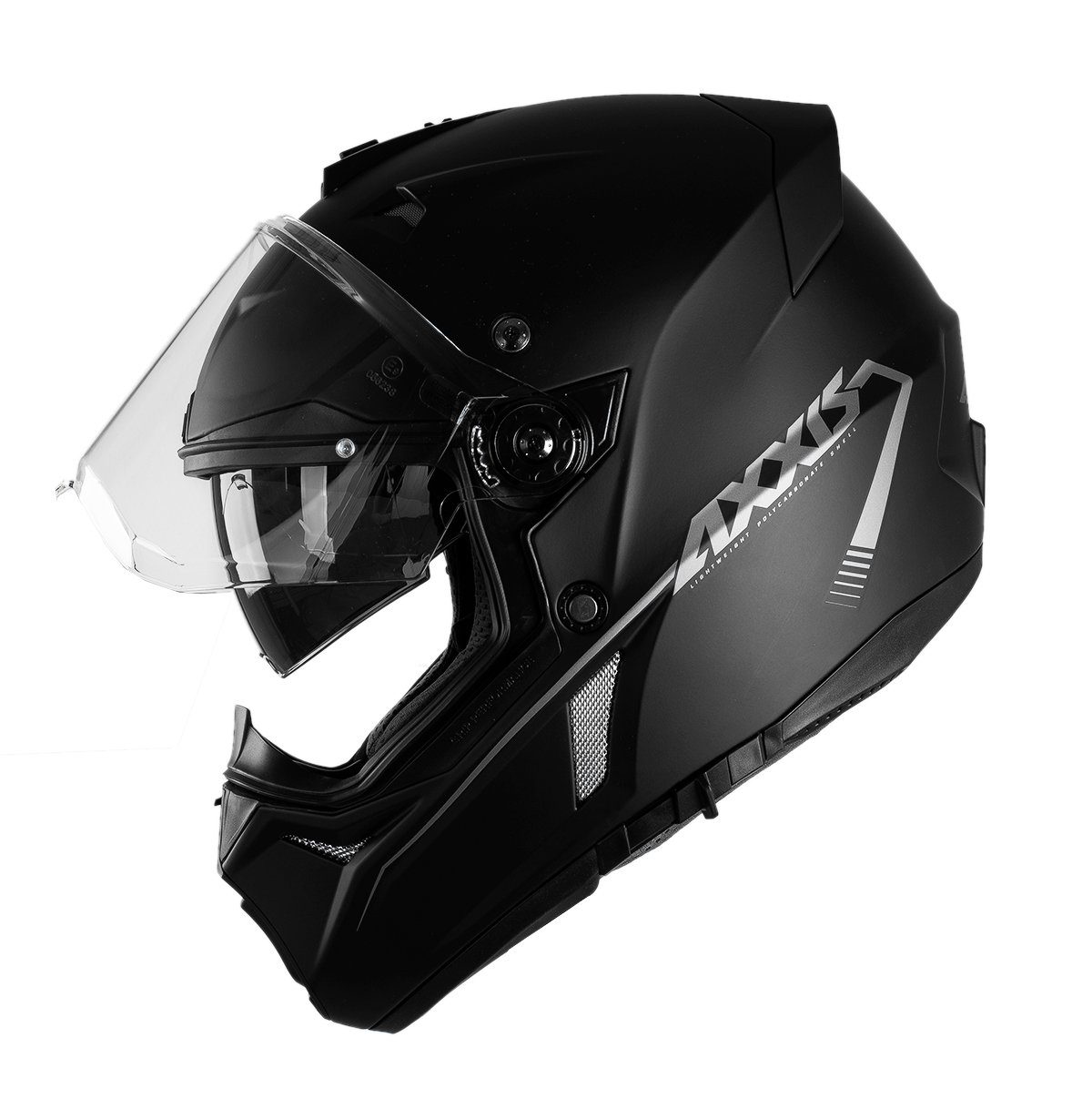 Axxis Motorradhelm AXXIS Wolf Crosshelm, Integralhelm, Visier Wechselbar, Schild Abnehmbar, Integrierte Sonnenblende, PinLock, volle ECE Prüfung