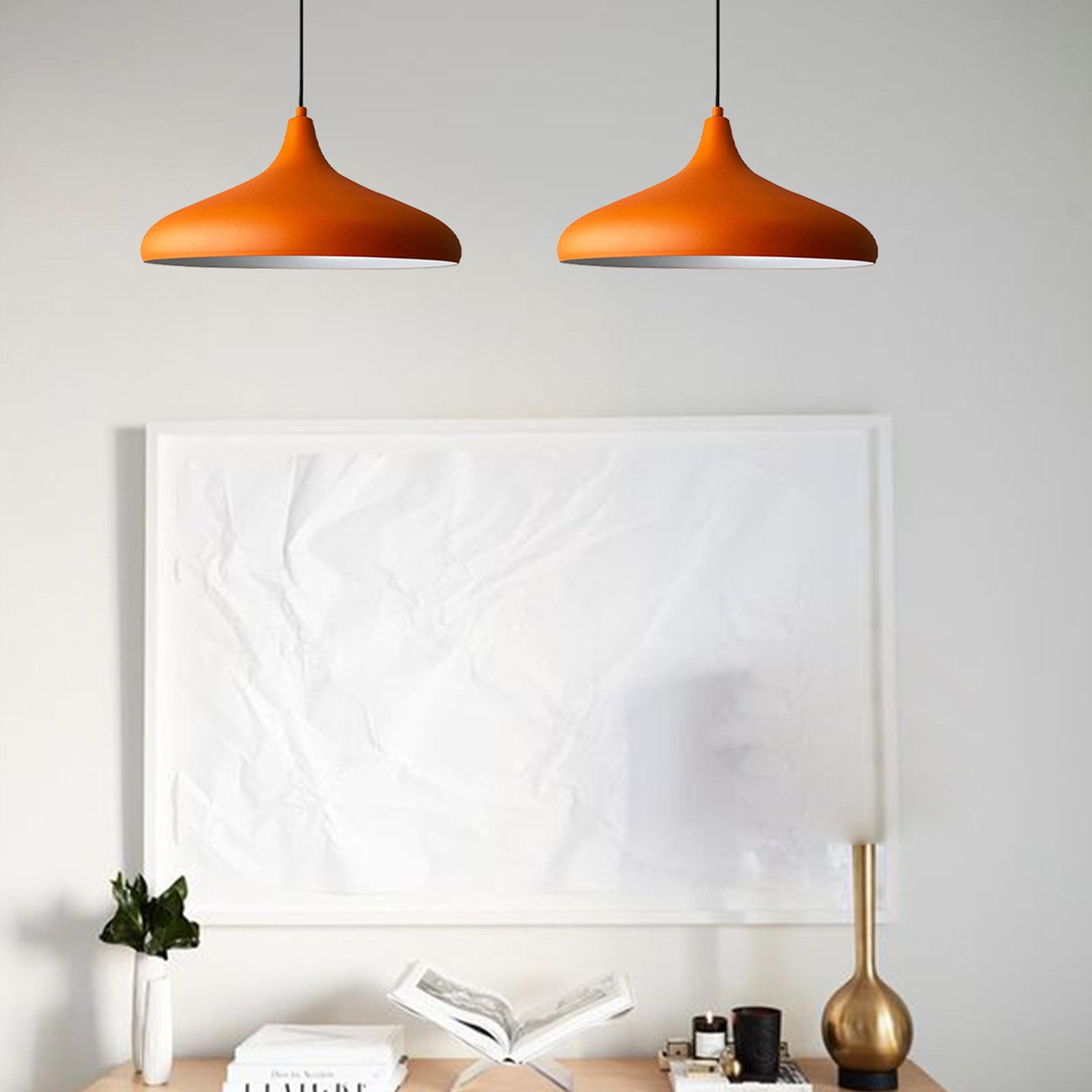 Bamyum Pendelleuchte Bamyum Pendelleuchte, Champion, 2x Metall Lampe Ø 35cm Deckenlampe, ohne Leuchtmittel