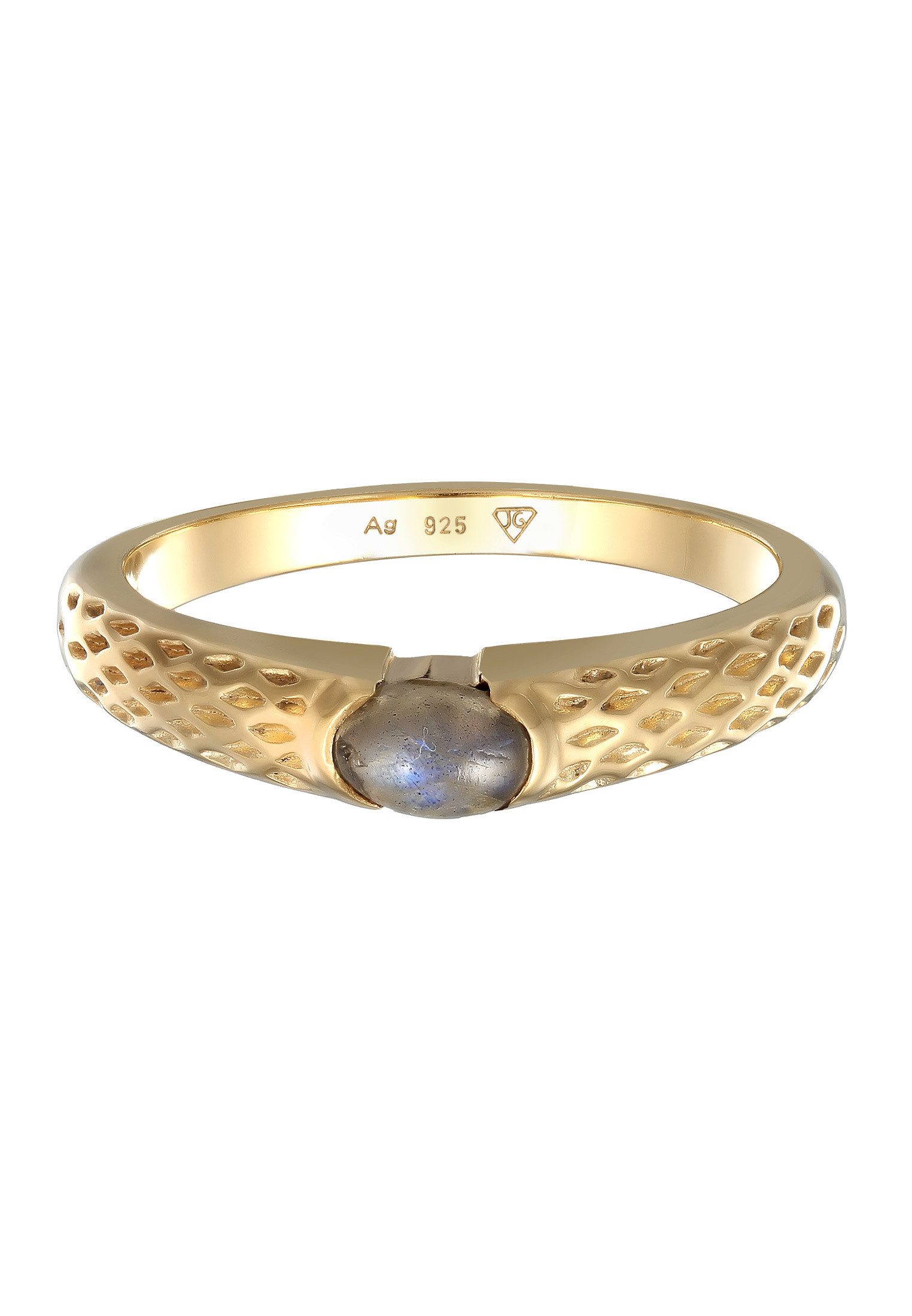 Kuzzoi Silberring Herren Bandring Labradorite Vintage günstig online kaufen
