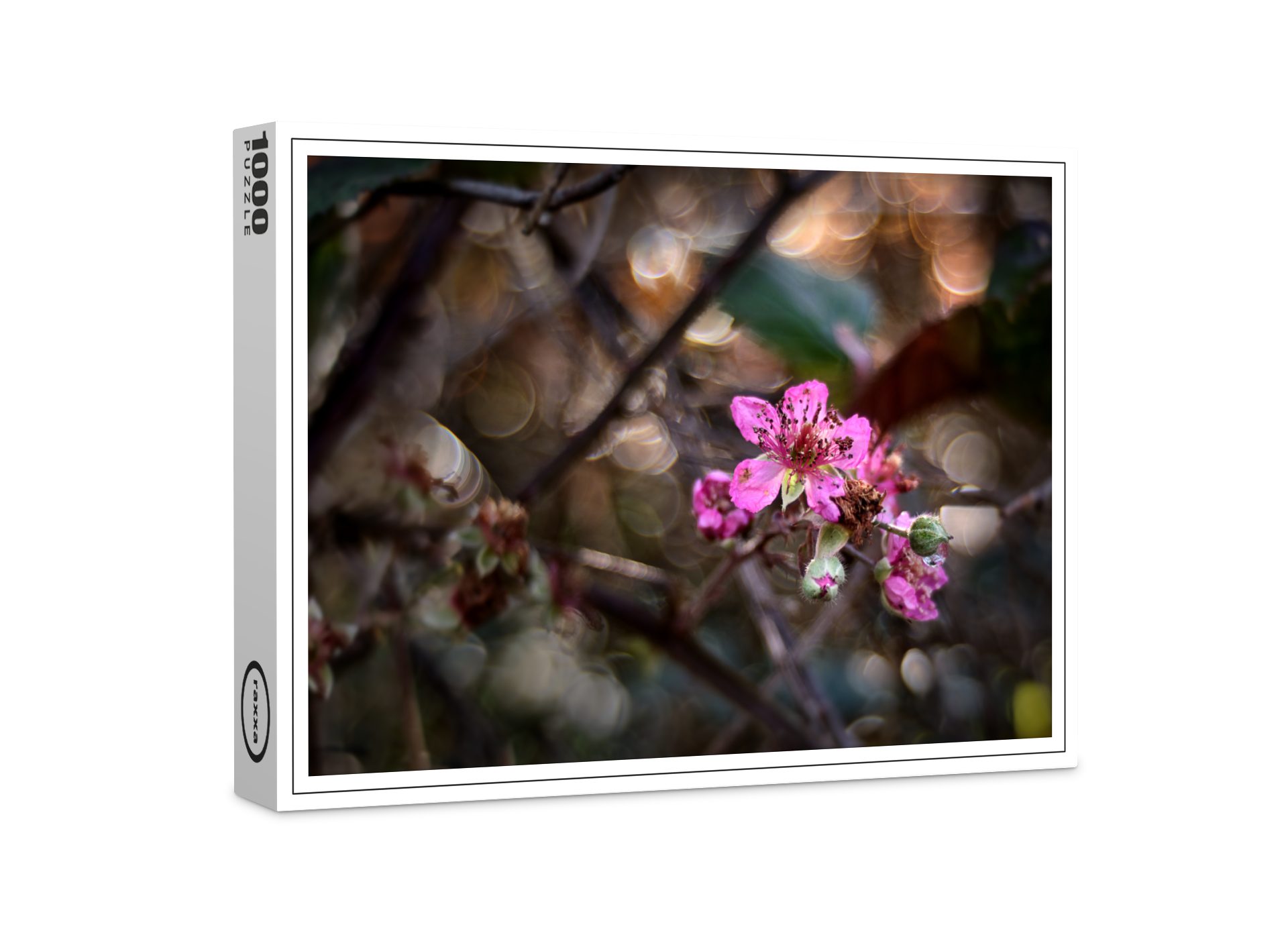 "Brombeerblüte 1000 Puzzleteile im Premium-Puzzle FSC®, raxxa Puzzle November",