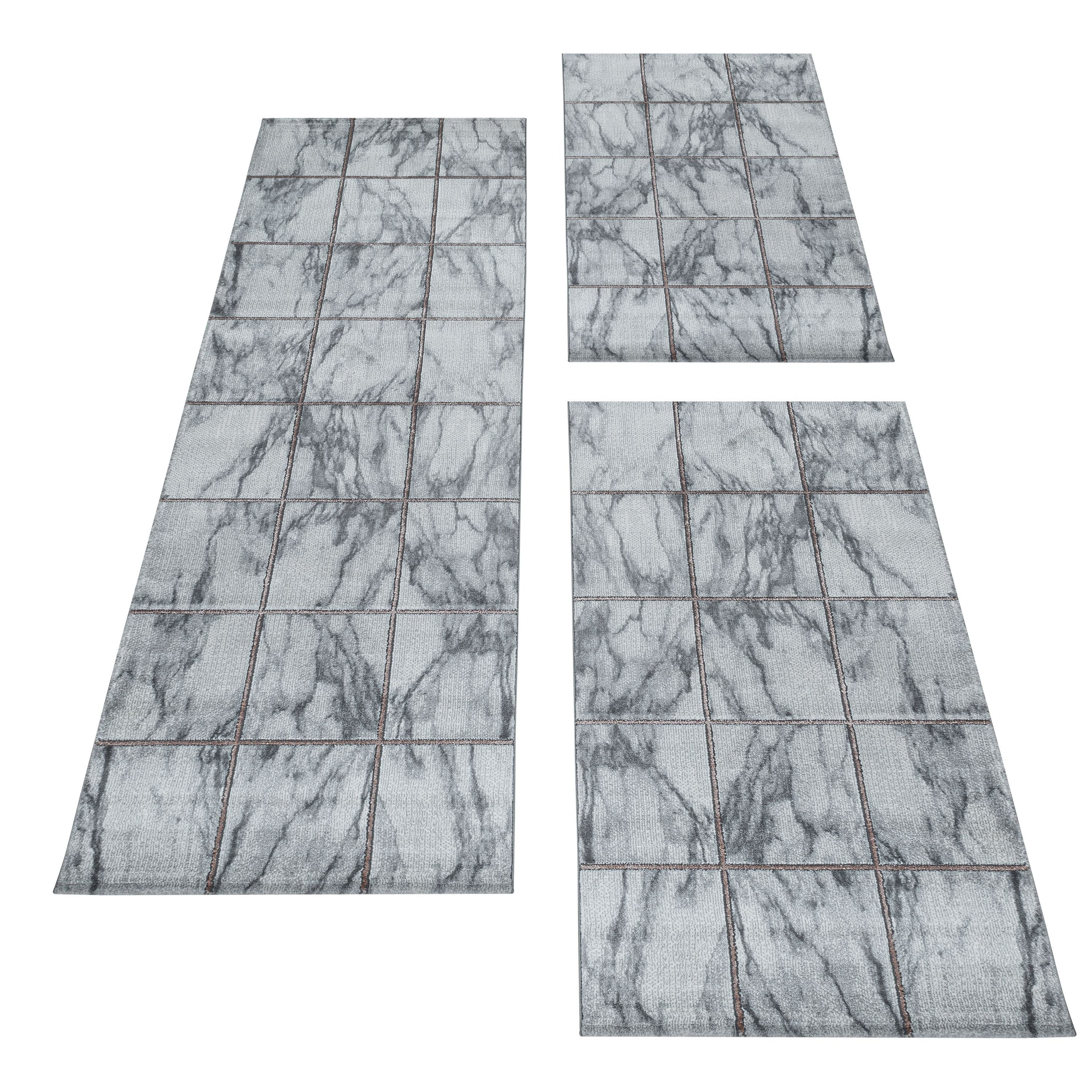 SIMPEX24 Kurzflor-Bettumrandung Marmor Design, Höhe 12 günstig online kaufen