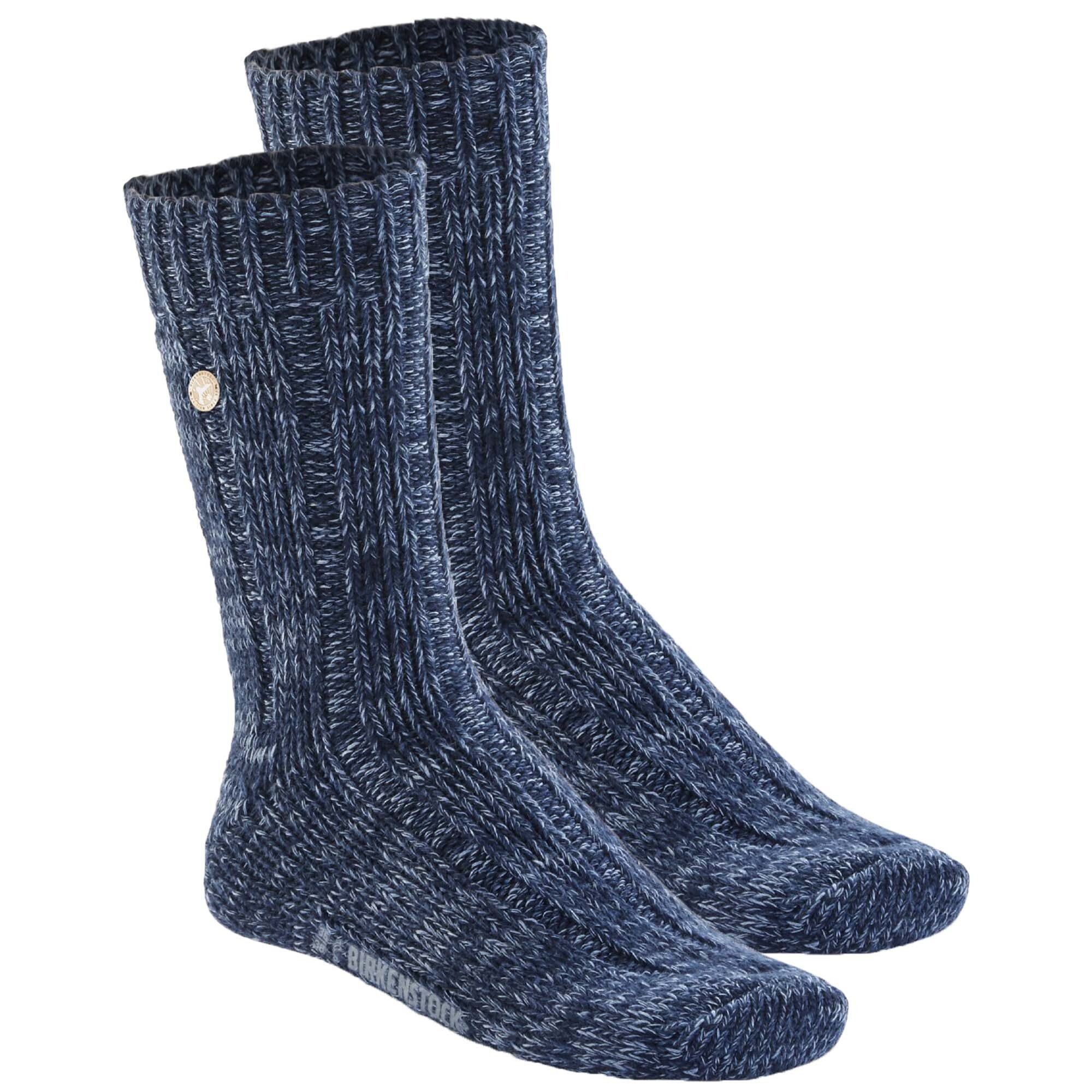 Birkenstock Kurzsocken Damen Socken, 2er Pack - Strumpf, Cotton Twist Blau