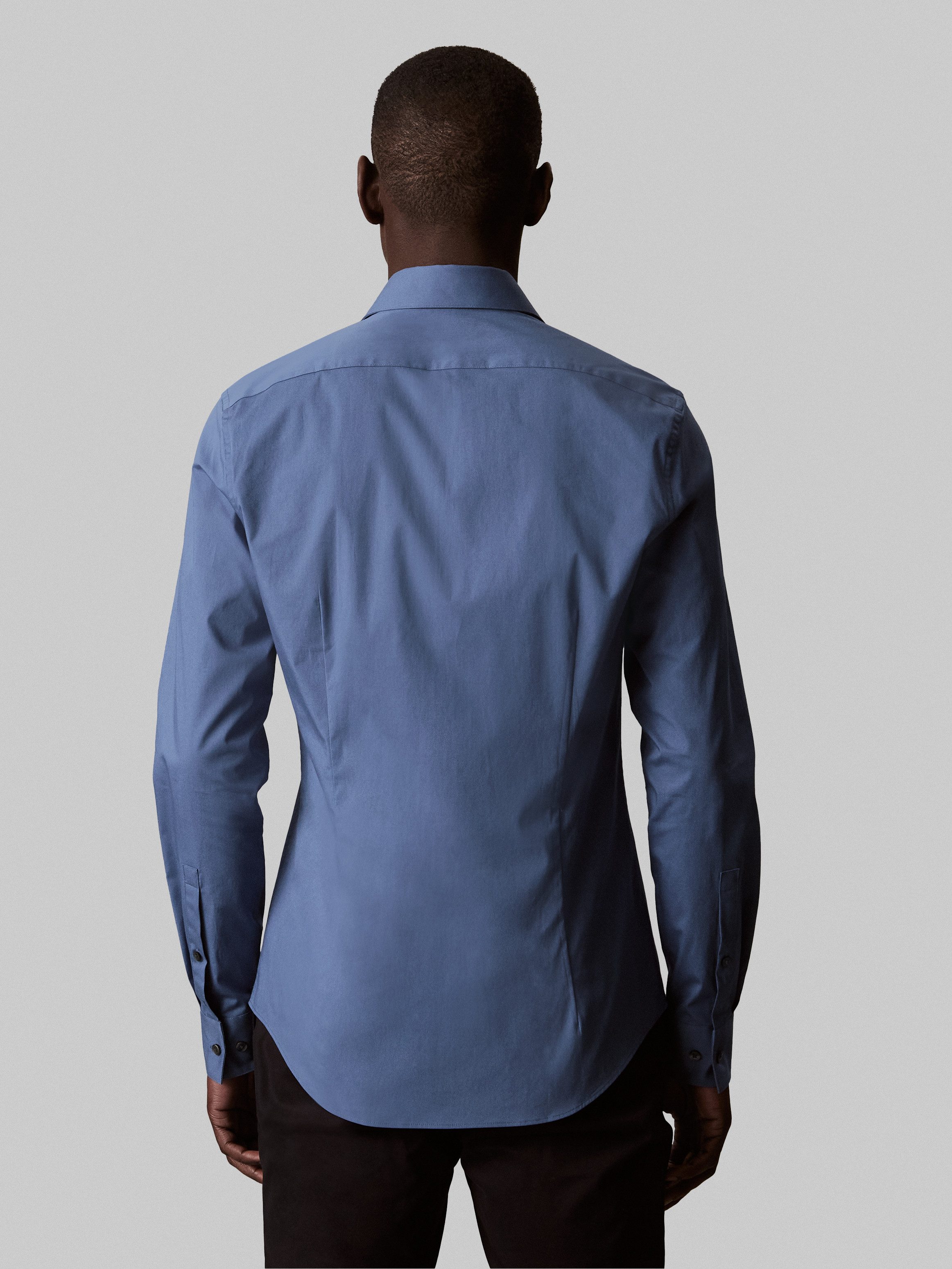 Calvin Klein Jeans Businesshemd SLIM ESSENTIALS POPLIN STR SLD Hemdkragen, slim fit – Bild 4 von 5