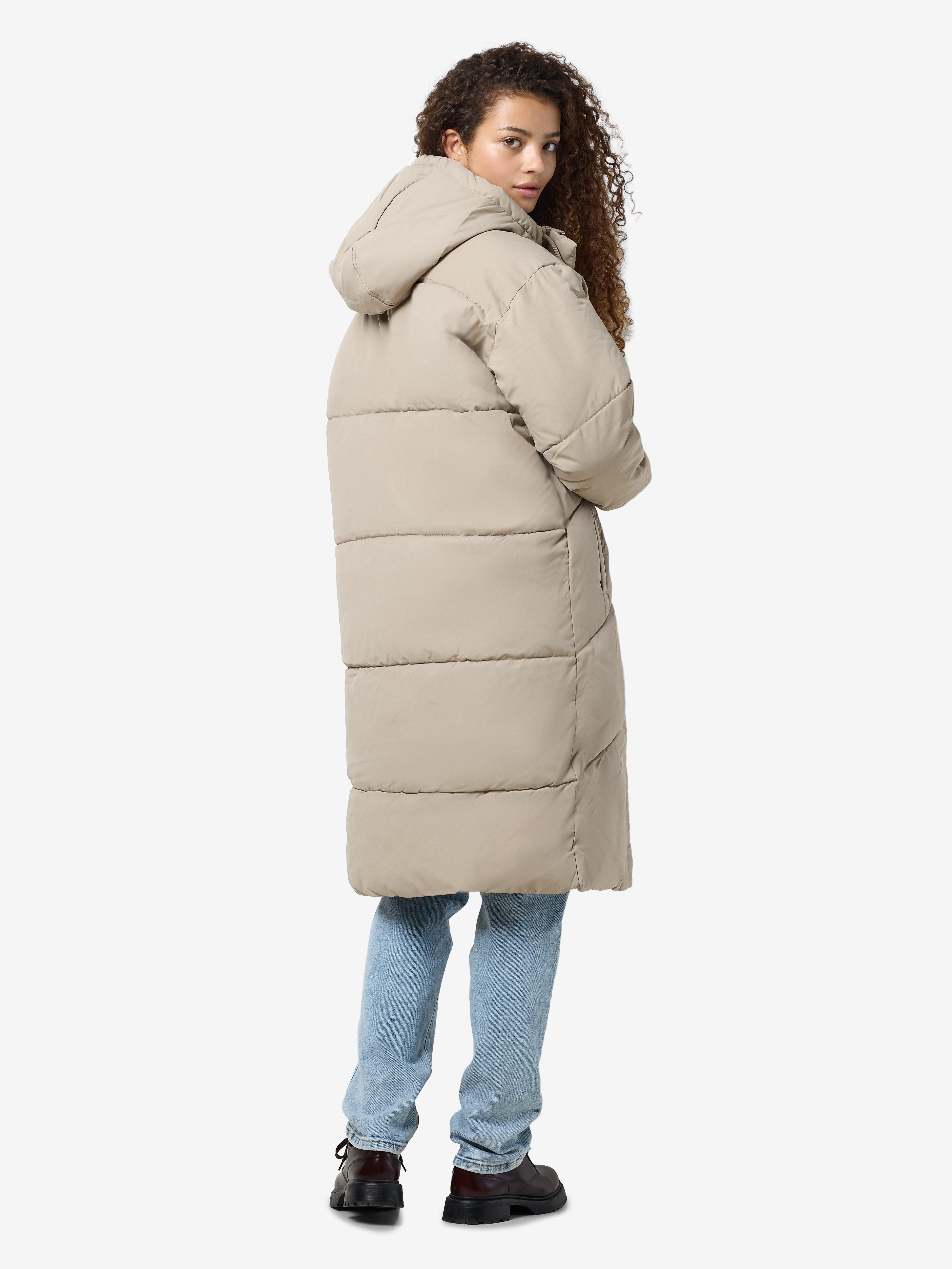 Noisy may Steppjacke NMTENNA L/S LONG JACKET NOOS