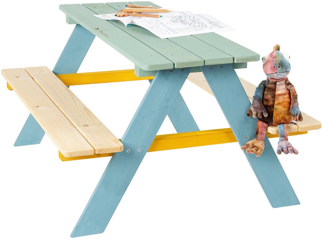 Pinolino® Garten-Kindersitzgruppe Nicki, Picknicktisch, BxHxT: 90x79x50 cm