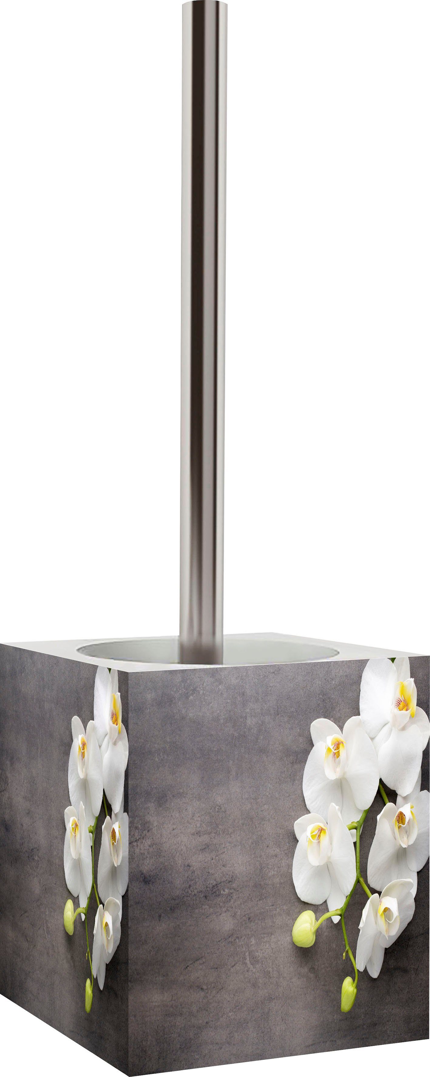 Sanilo WC-Reinigungsbürste Pretty, eckige Form, mit auswechselbarem Bürstenkopf