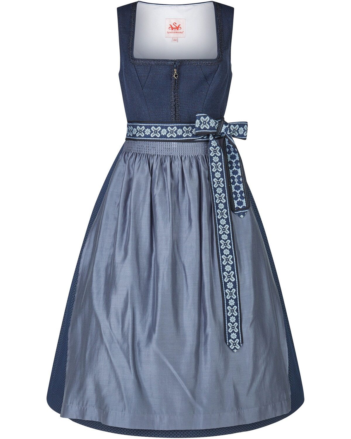 Spieth & Wensky Dirndl Midi-Dirndl Käthe