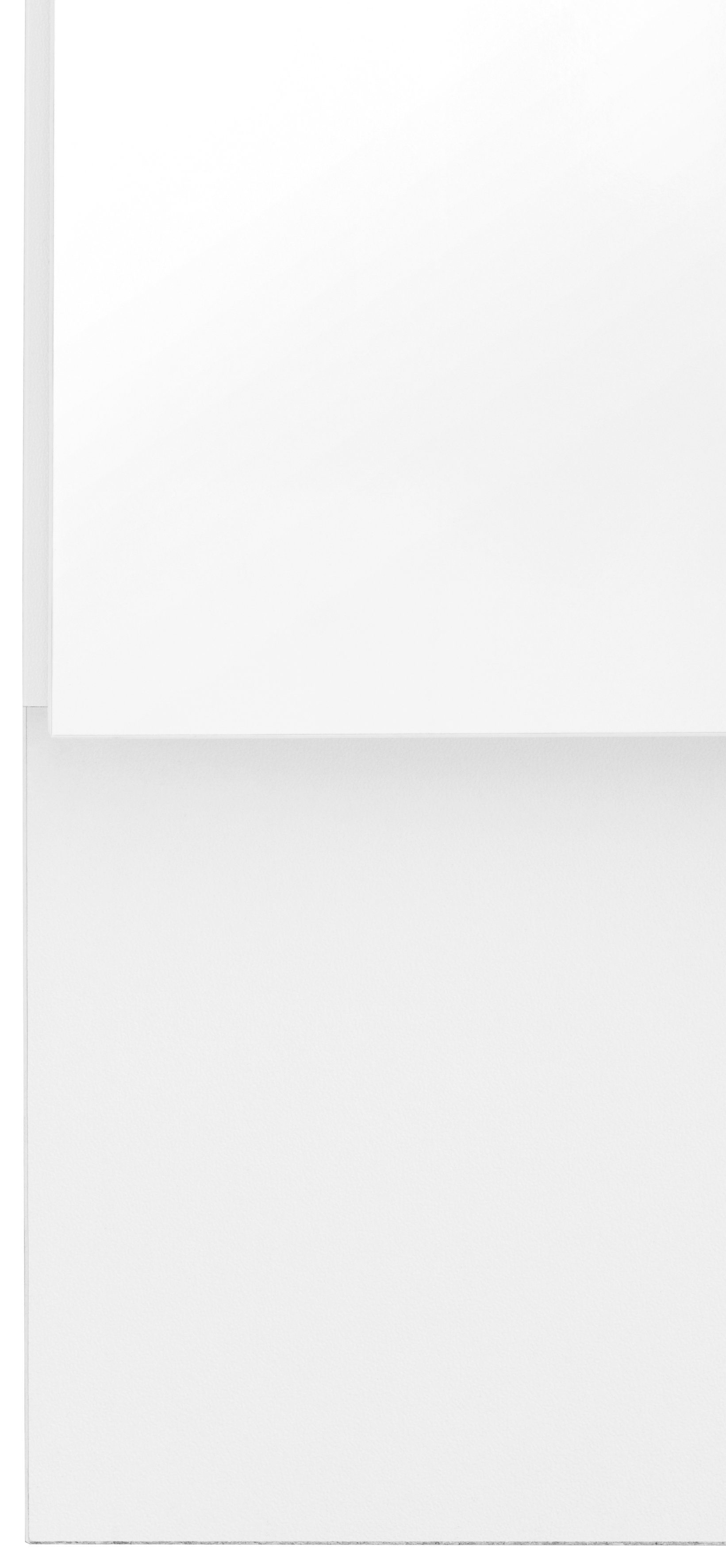 cm Granit Weiß Küchenzeile Grau weiß Korpus: Glanz, | Küchen E-Geräten, Arbeitsplatte: matt Front: Breite Cali, 360 Metallgriffen mit wiho mit Weiß,