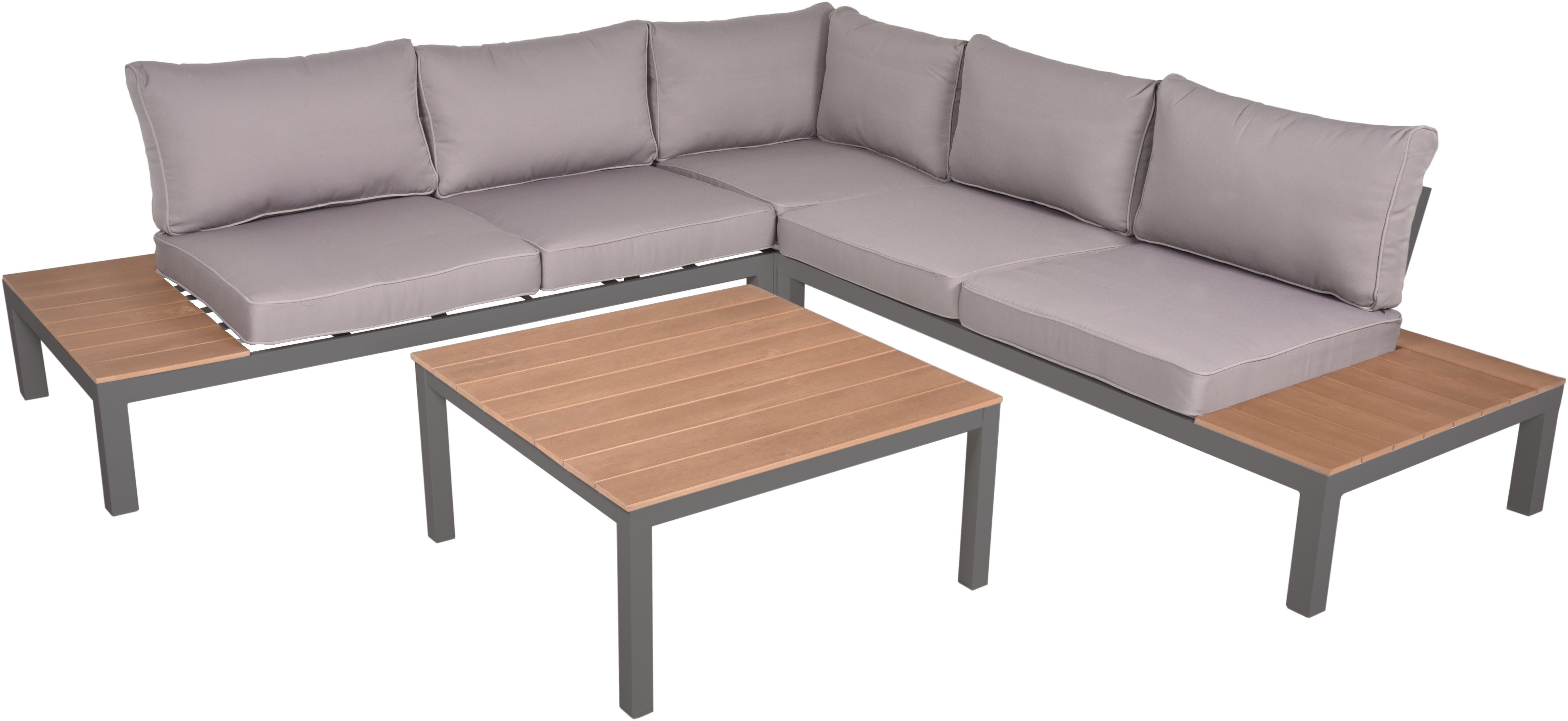 Garden Pleasure Gartenlounge-Set »VALENTINA«, (4-tlg), 1 Sofa, Tisch LxB: 80x39 cm