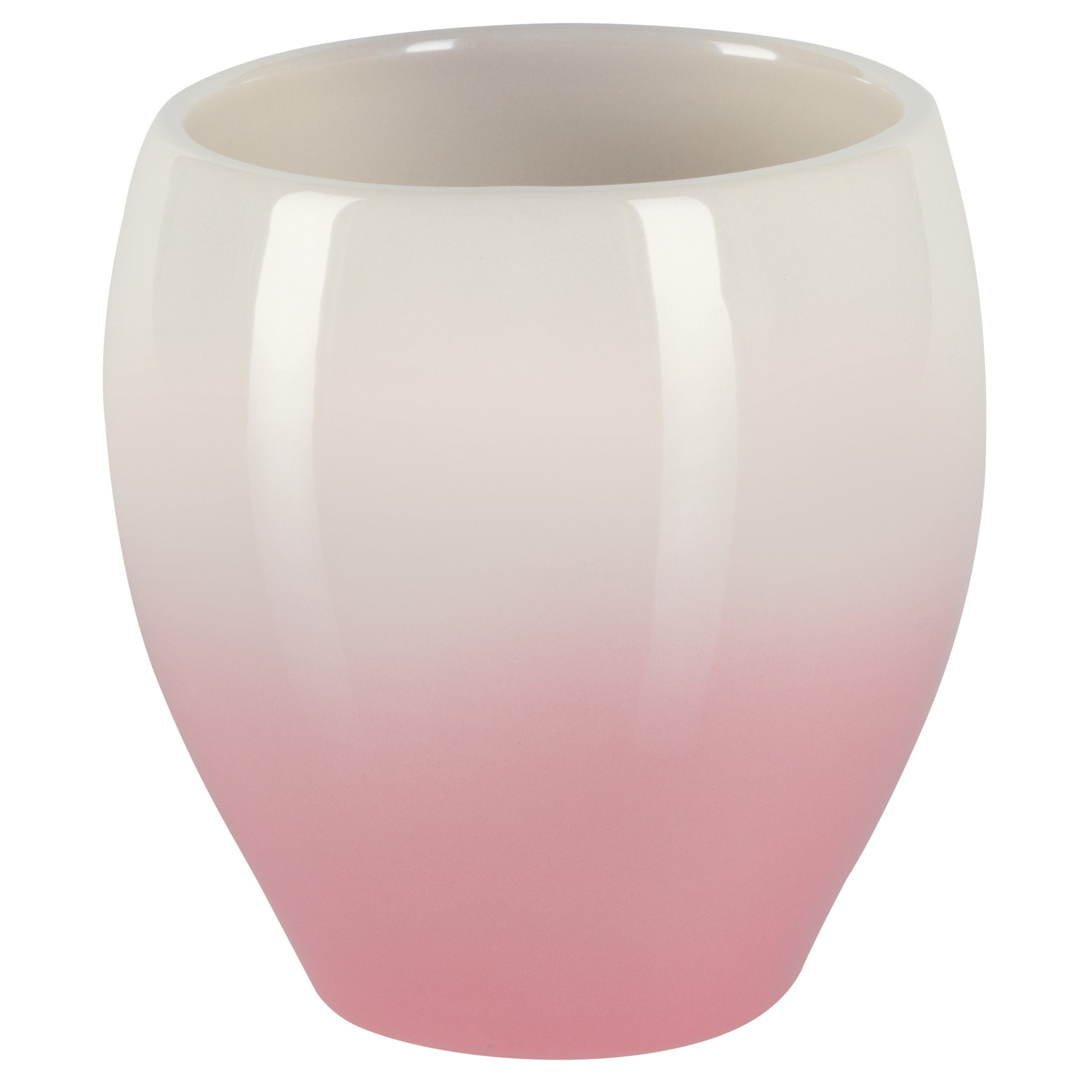 spirella Zahnputzbecher Bali Zahnputzbecher Rosa/Weiss