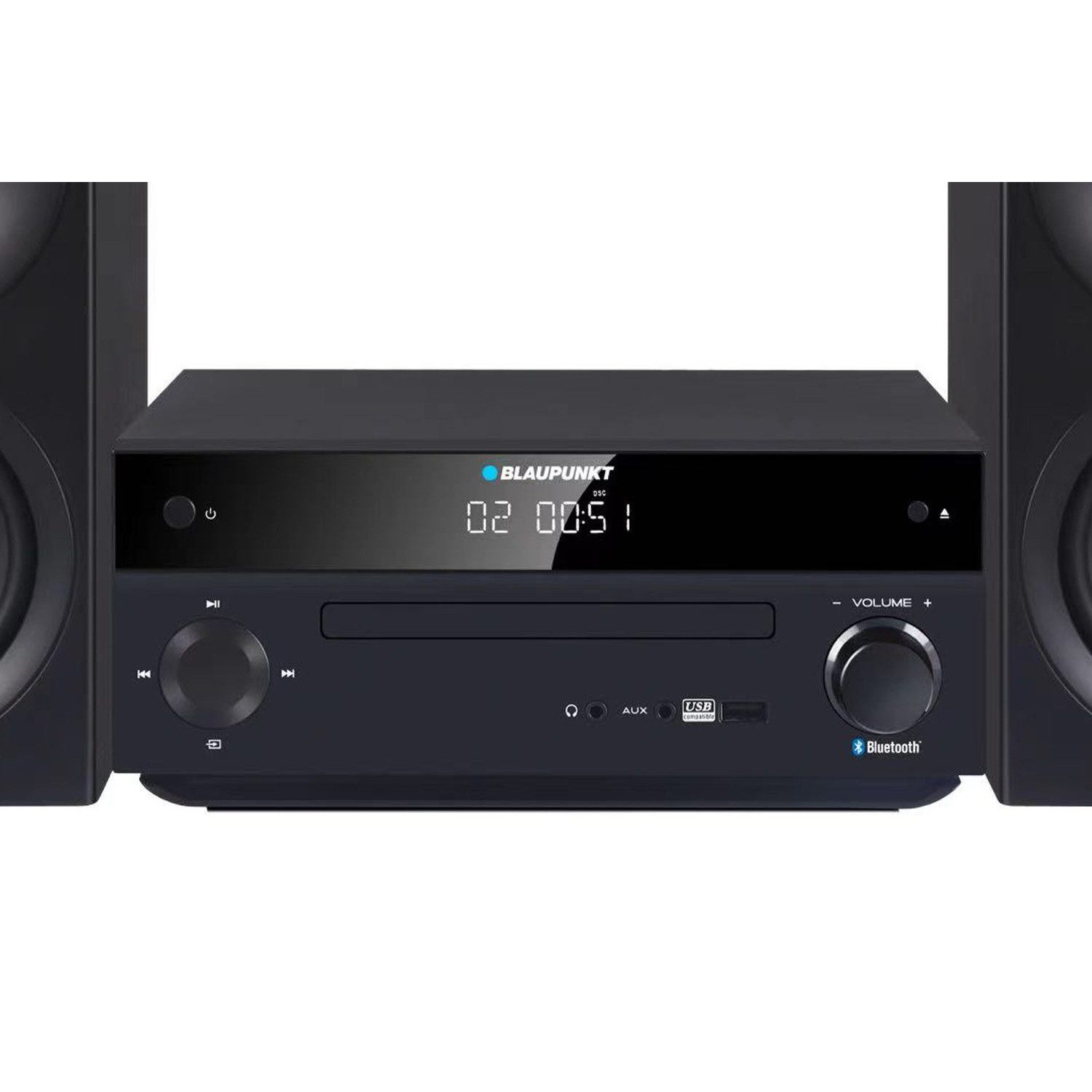 Blaupunkt MS30.2BT Leistung 150 W, FM-Radio Stereoanlage (FM-Radio PLL mit Speicher für 40 Sender, AUX-Anschluss und USB-Anschluss, Bluetooth, HDMI-Eingang)