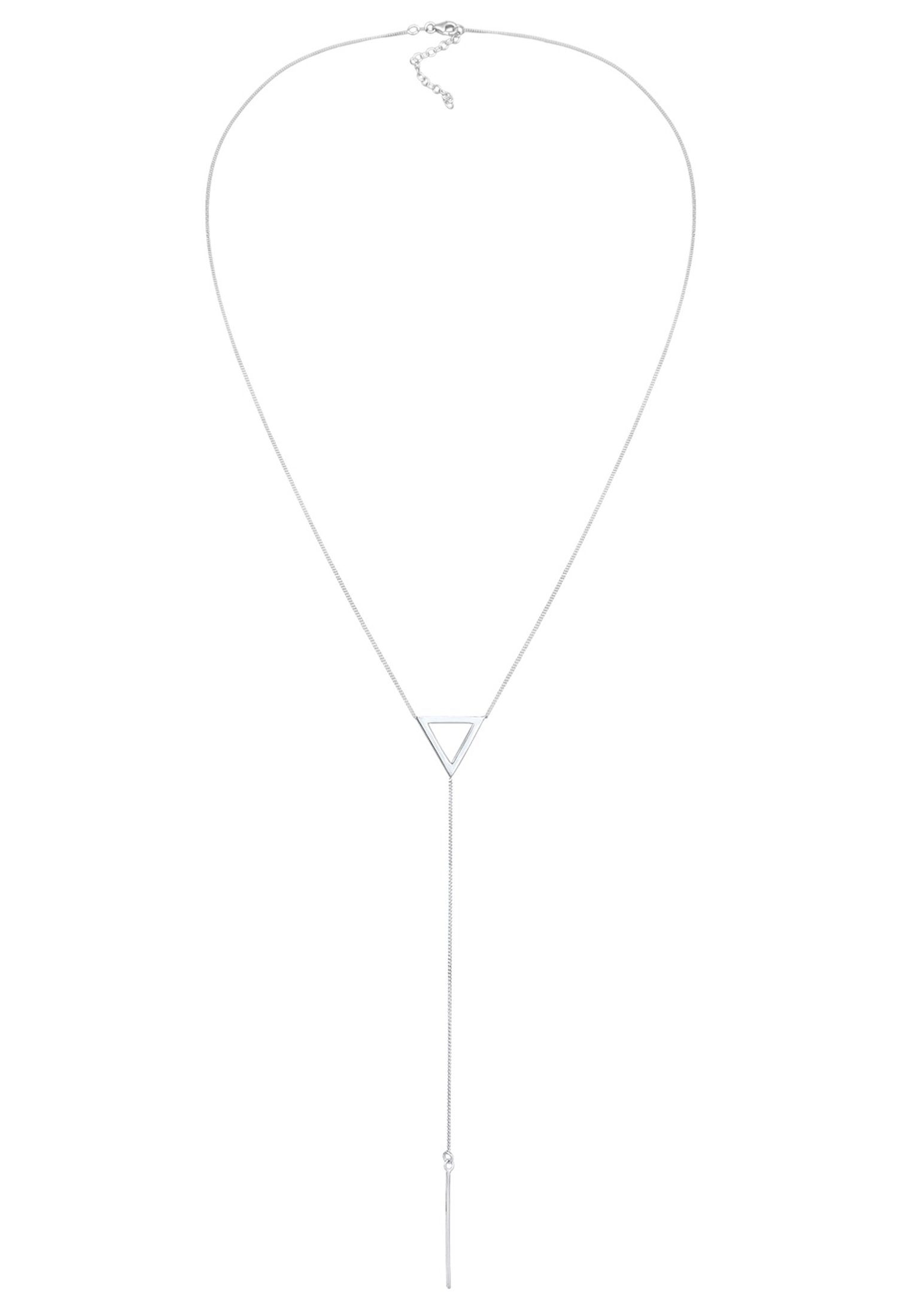 Elli Collierkettchen Y-Kette Dreieck Geo 925 Sterling Silber