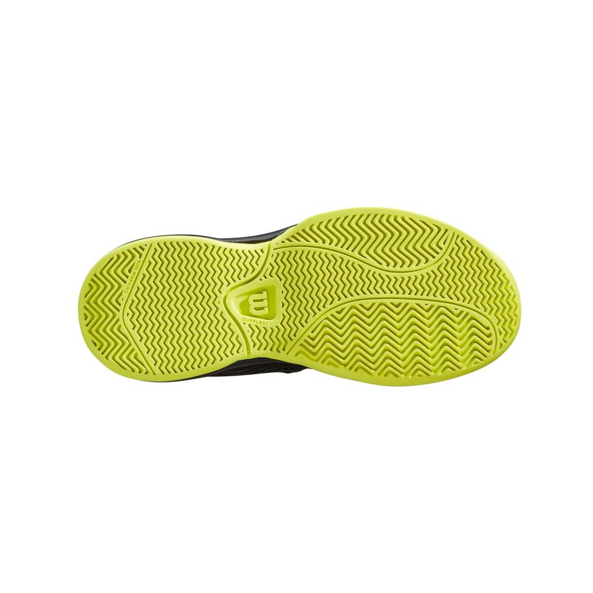 Wilson Kaos Emo Klett Allcourt schwarz/rot Kleinkinder Tennisschuh