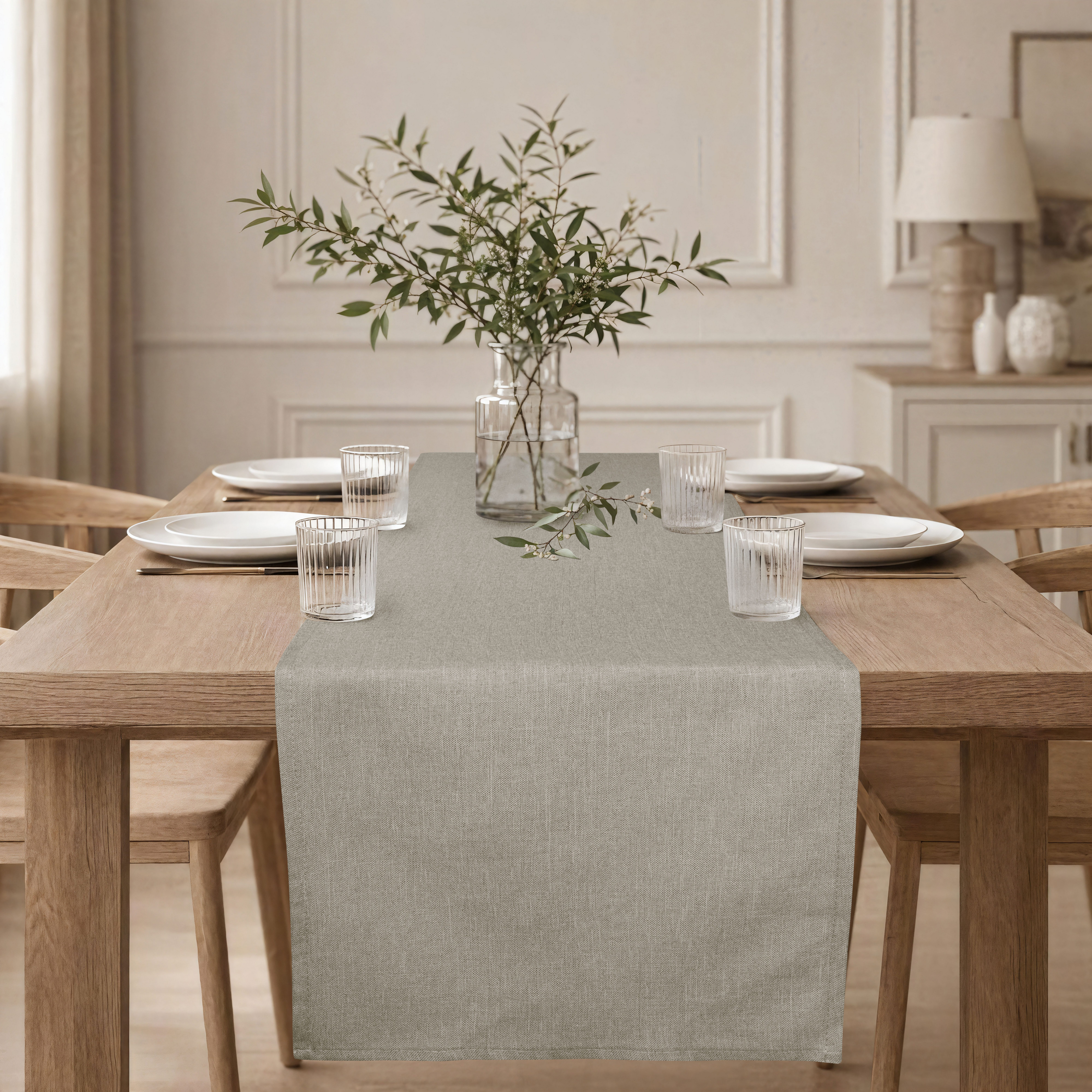 OTTO home Tischläufer Josée (Packung 1-tlg), uni, verschiedene Größen, Tischläufer, Deko, wasserabweisend