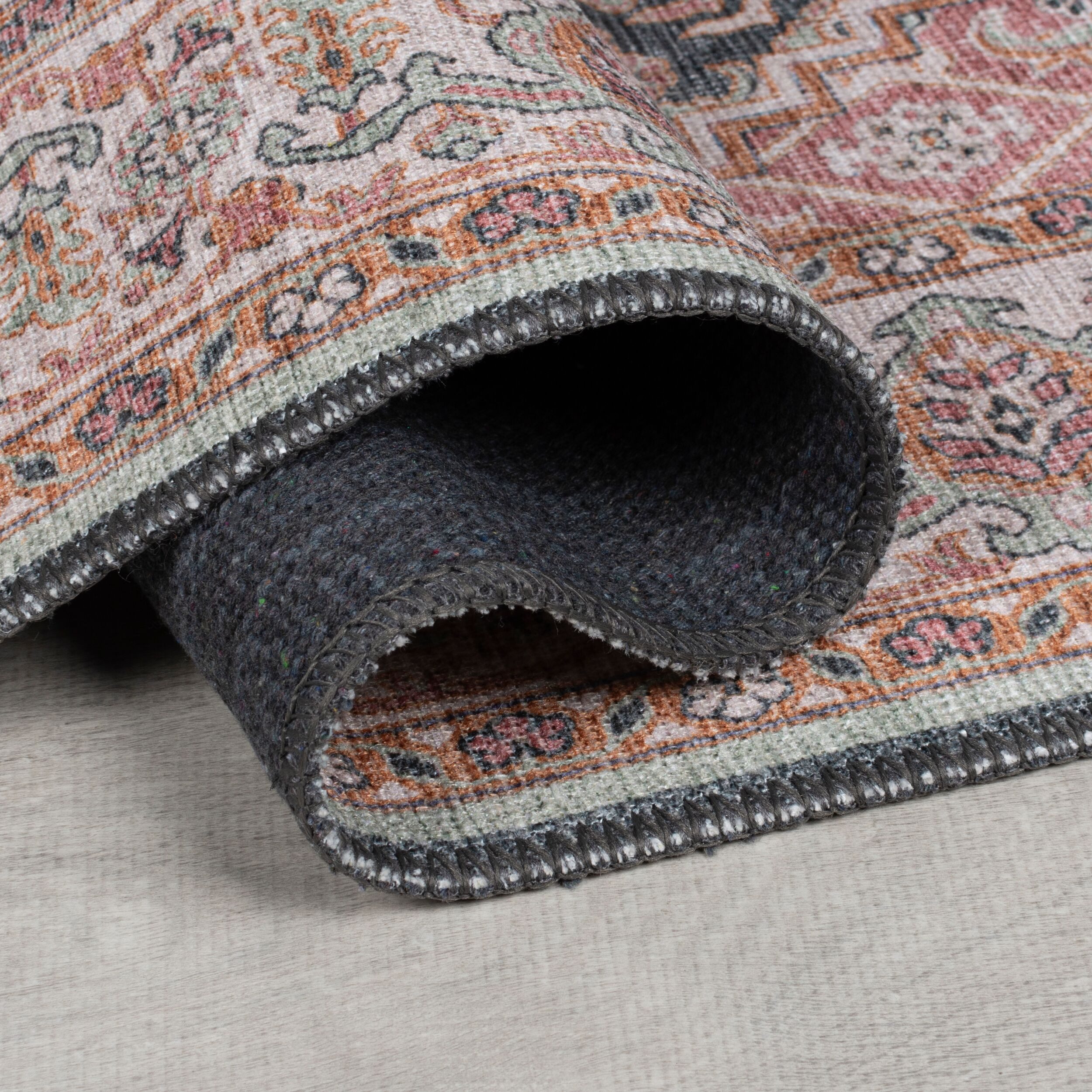 FLAIR RUGS Teppich Briony, rechteckig, Höhe: 4 mm, Waschbarer Traditioneller Teppich