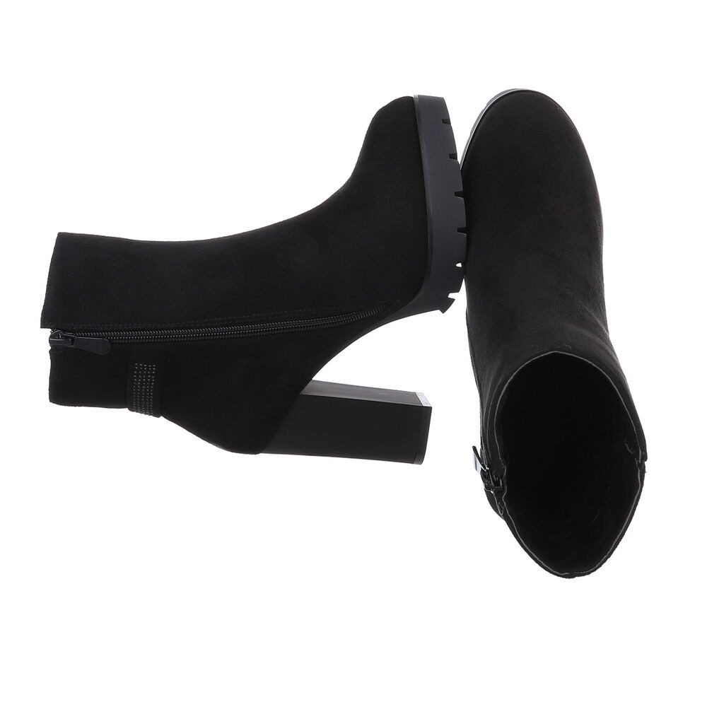 Ital-Design Damen Freizeit High-Heel-Stiefelette (87108806) Blockabsatz günstig online kaufen