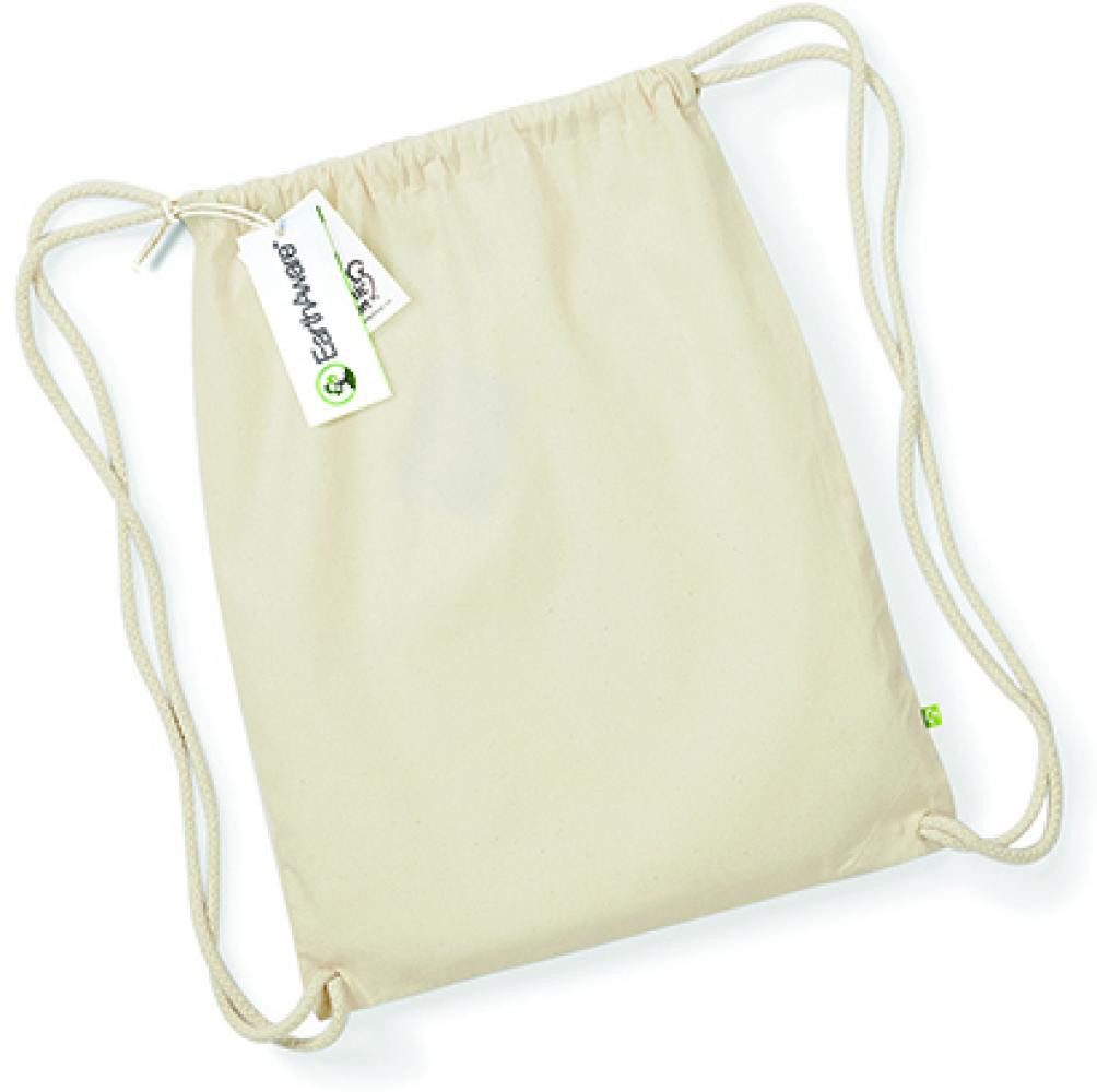 Westford Mill Turnbeutel EarthAware Organic Gymsac / 37 x 47 cm