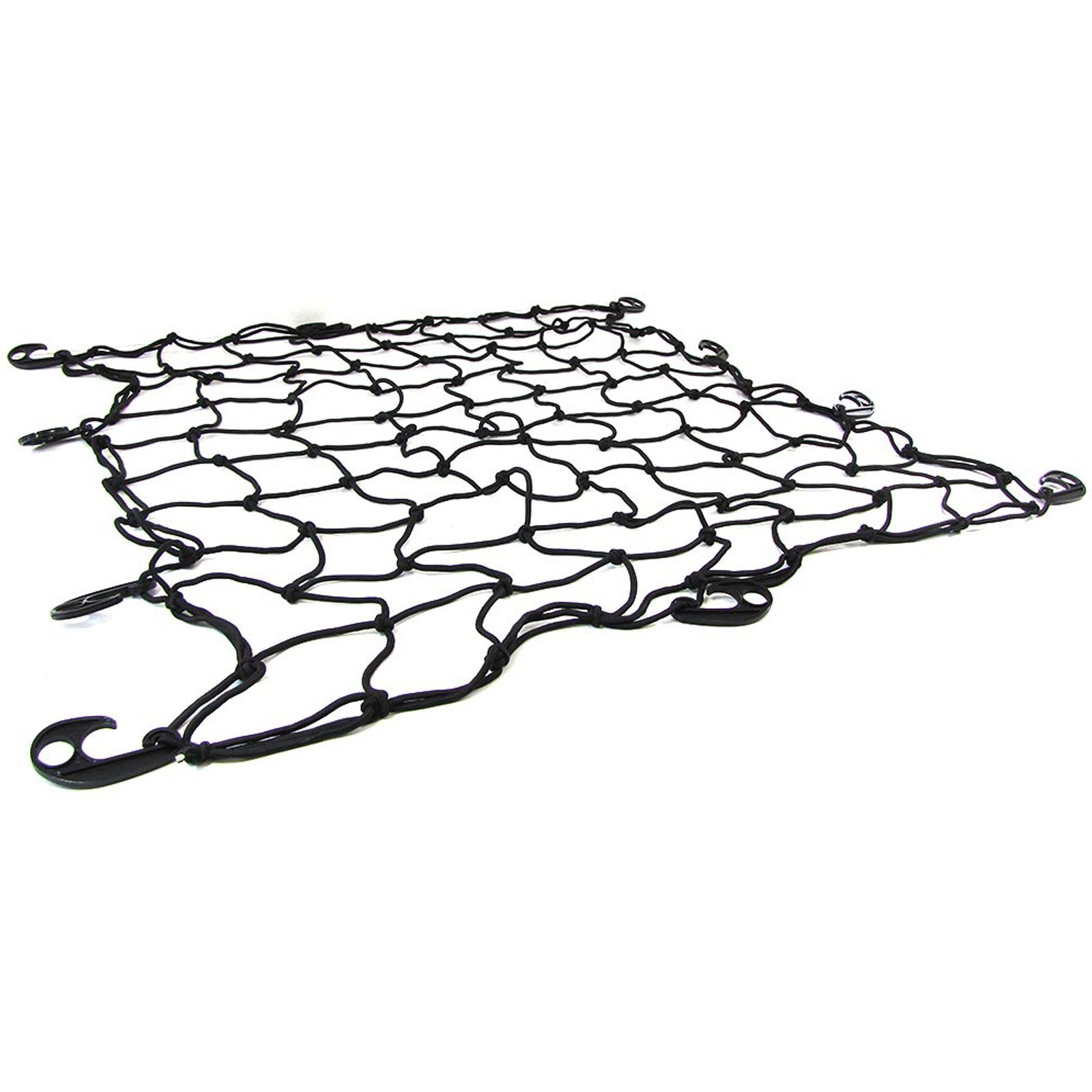 RAMROXX Laubschutznetz Anhängernetz 2,5x3m reißfest dehnbar Nylon schwarz Transportnetz, Robust, reißfest und sehr elastisch