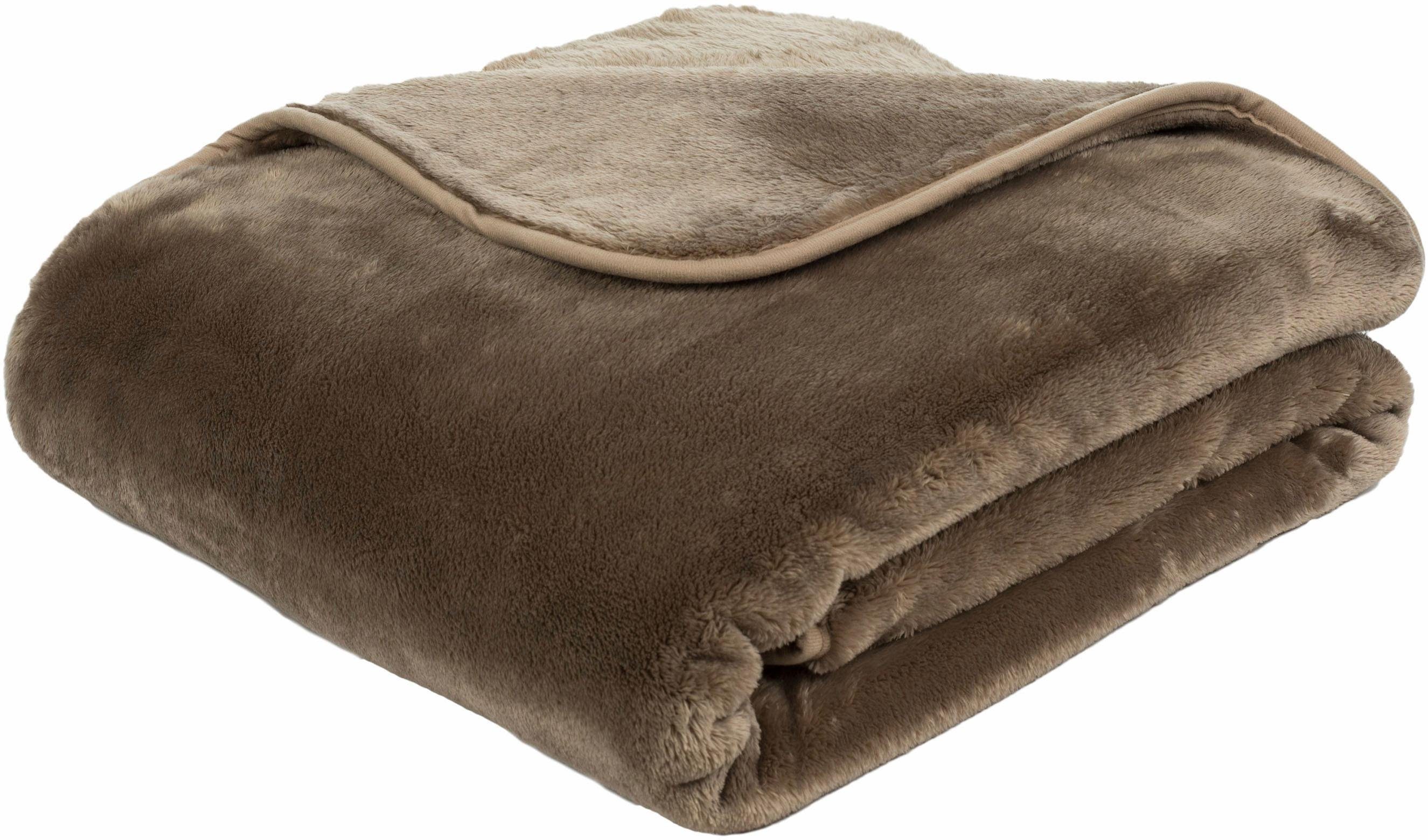 Wohndecke Premium Cashmere Feeling, Gözze, mit premium Cashmere Feeling, Kuscheldecke