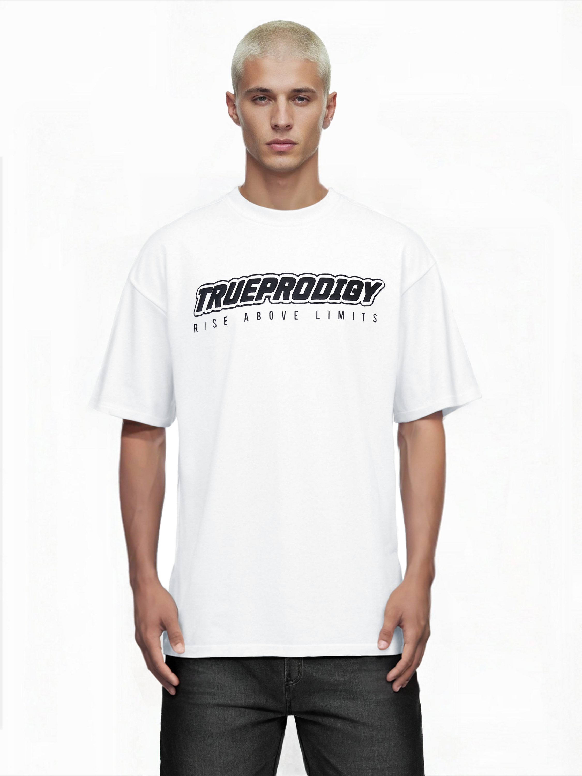 trueprodigy Oversize-Shirt Toni Logoprint Rundhals dicker günstig online kaufen