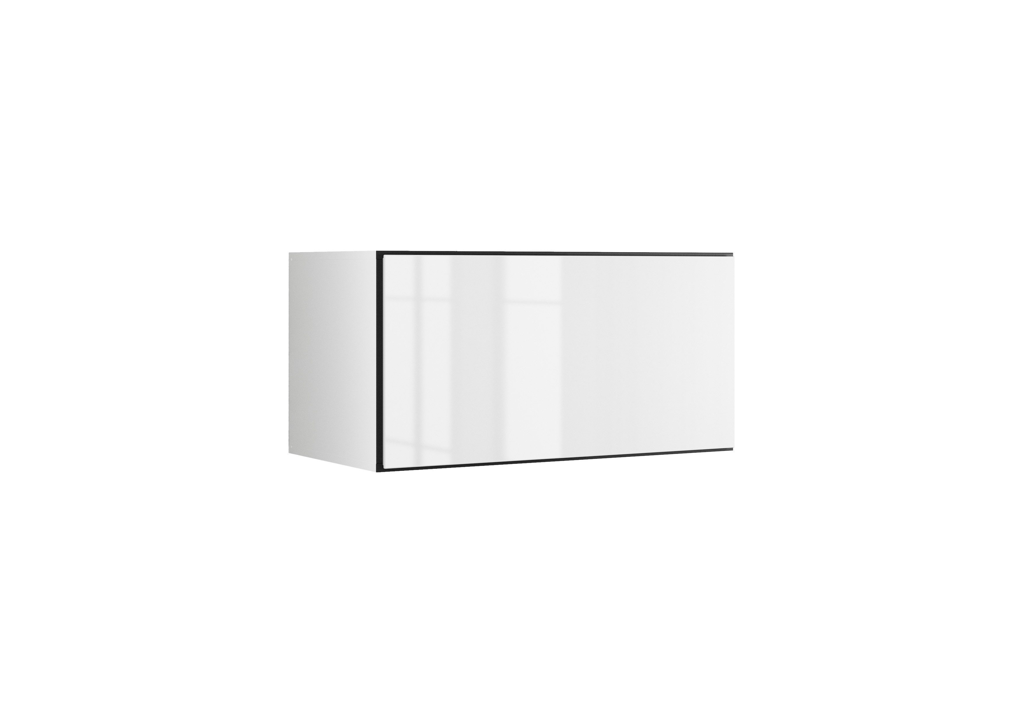 BMG Möbel Stauraumvitrine Modul+ (Highboard Set 5 tlg., besteht aus: 3x Schrank mit Klappenfunktion, 2x Regal) Schränke frei kombinierbar, wandhängend oder stehend