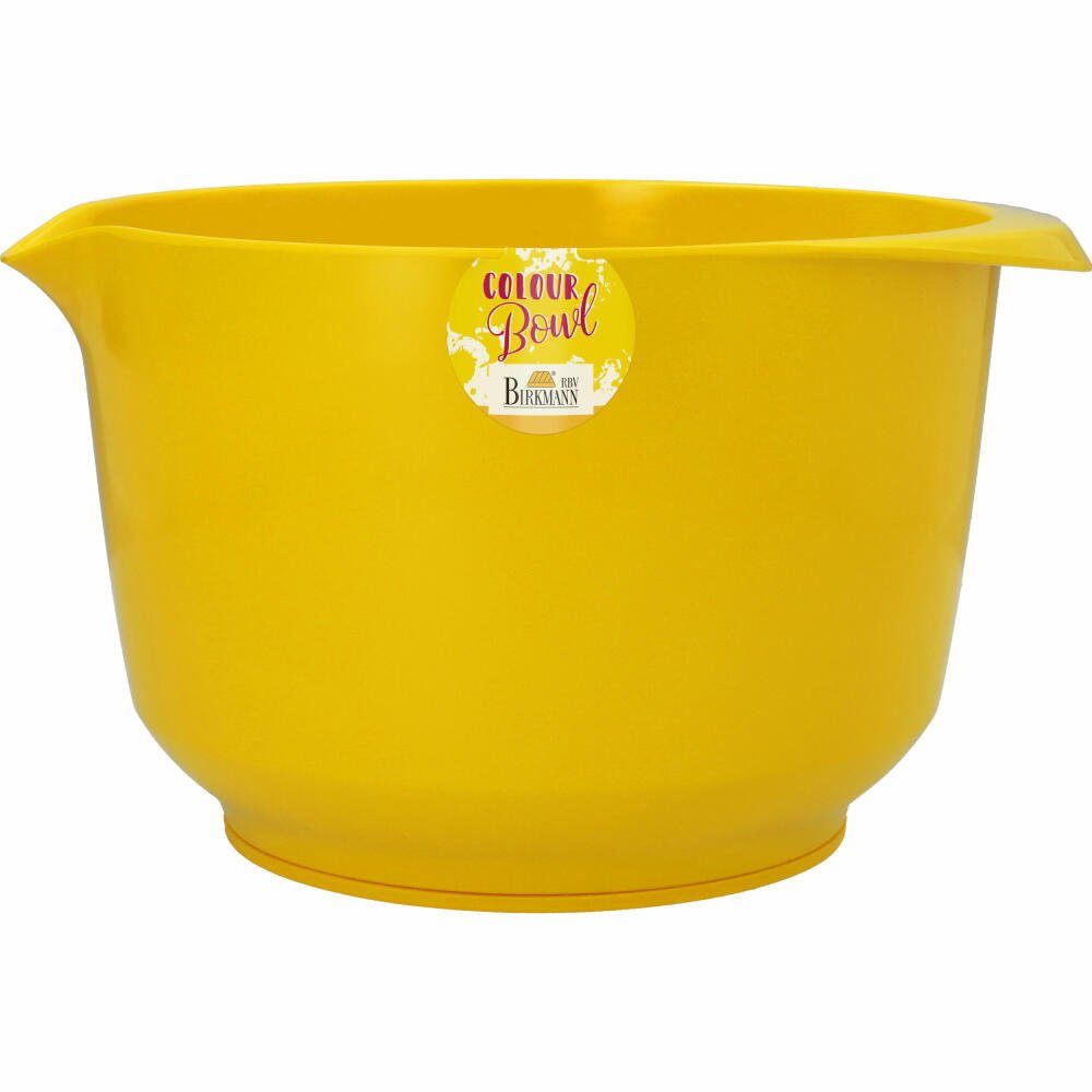 Birkmann Rührschüssel Colour Bowl Gelb 4 L, Kunststoff