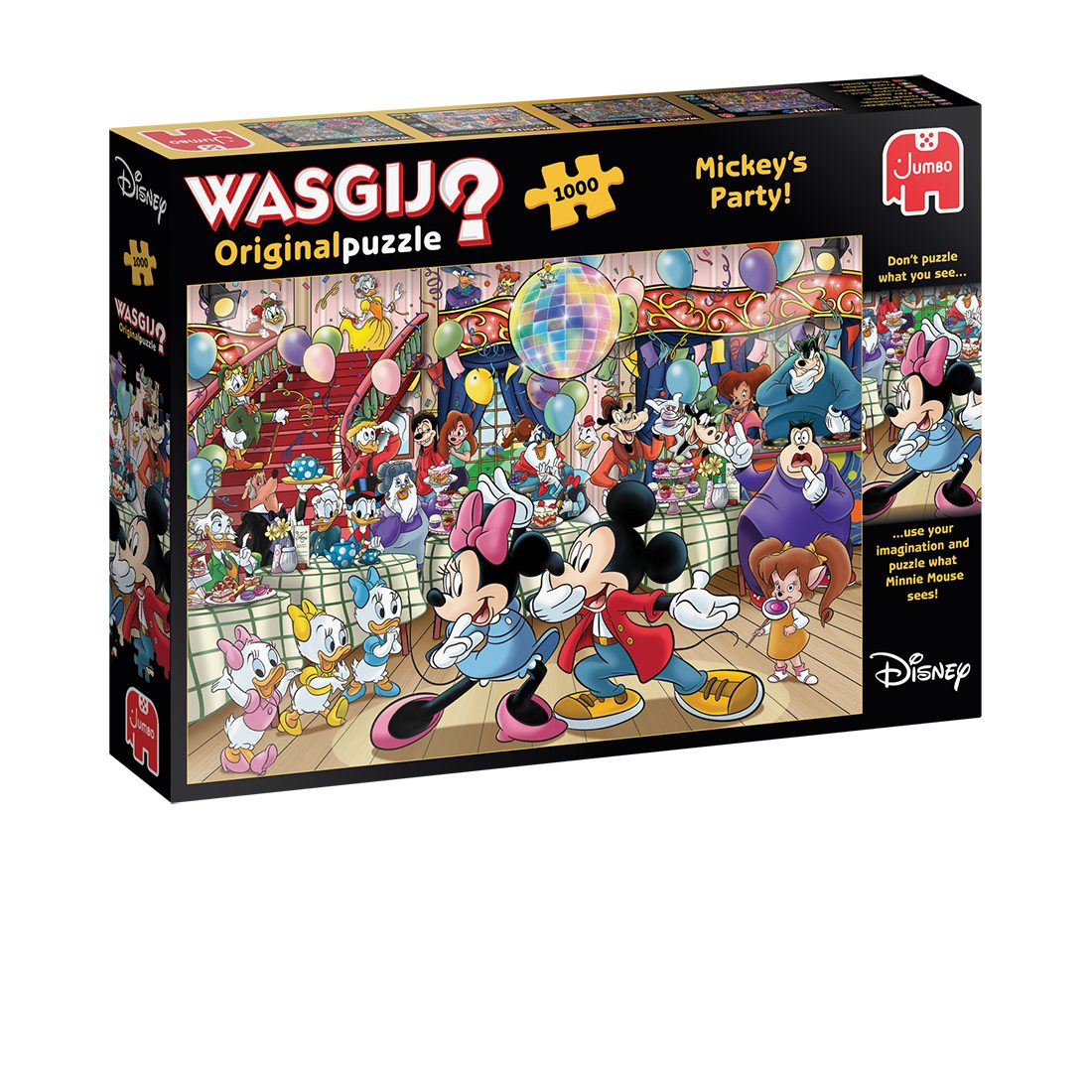 Jumbo Spiele Puzzle 1110100124 Wasgij Original Disneys Mickey Party, 1000 Puzzleteile