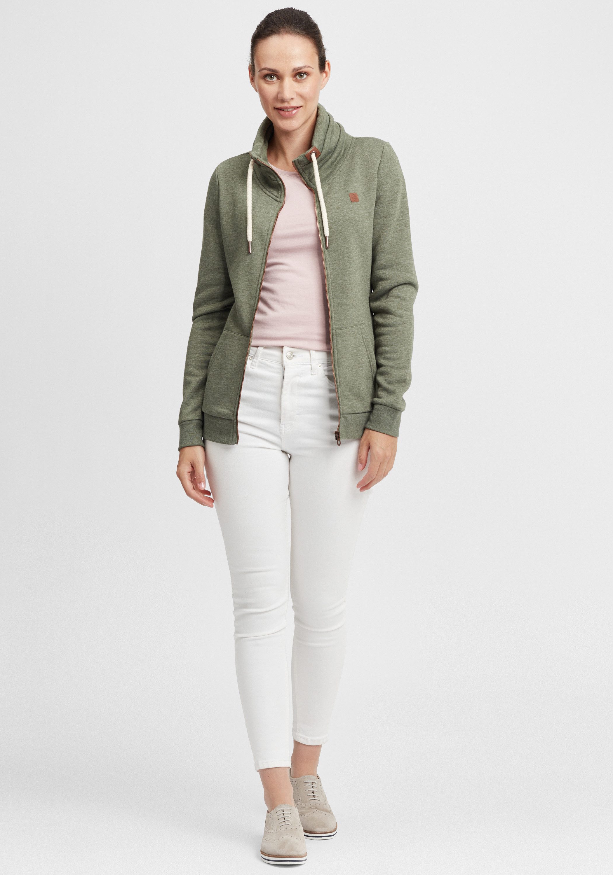 OXMO Sweatjacke OXVicky Sweat Zip-Jacke Sweatshirtjacke günstig online kaufen