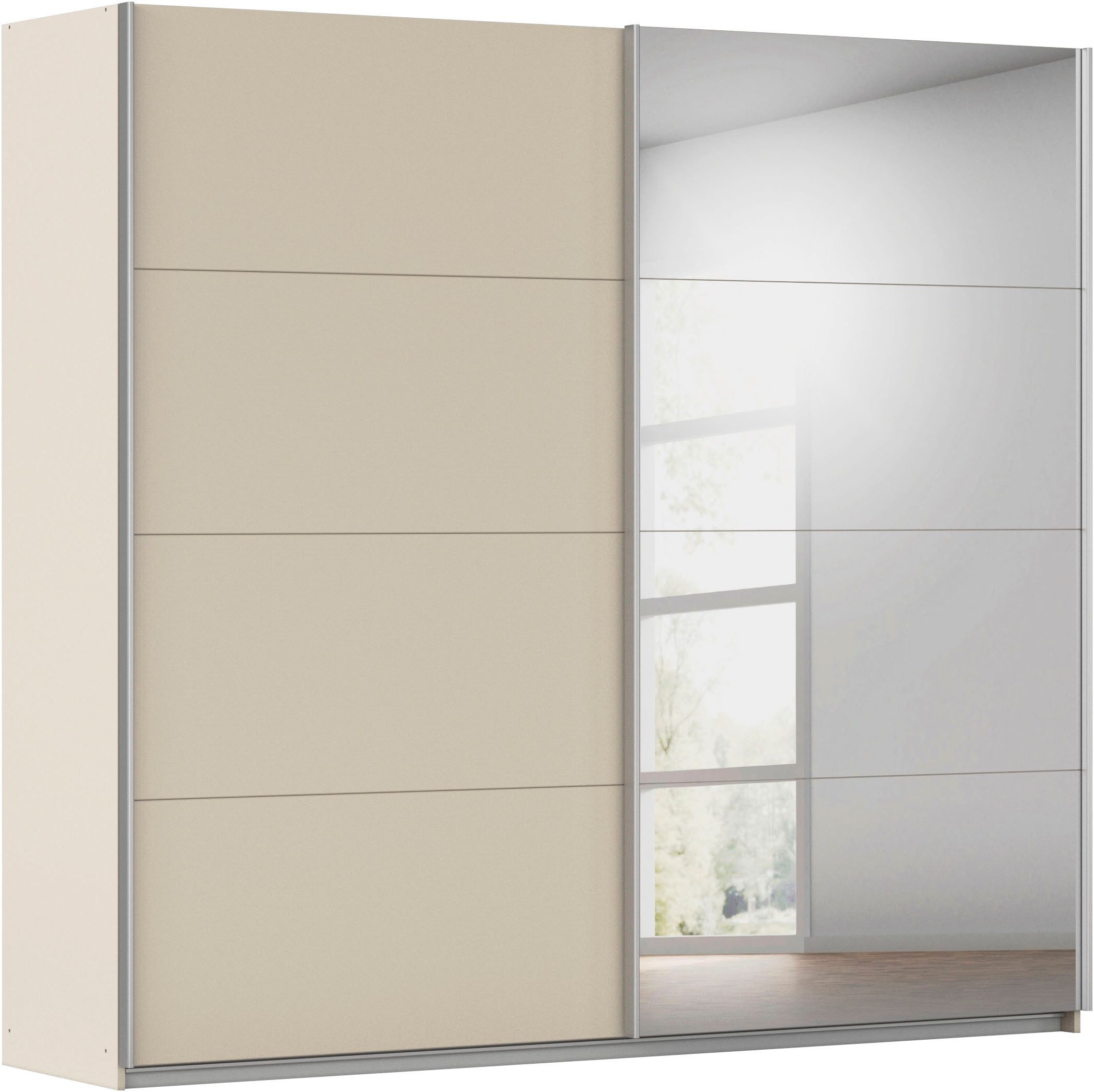 OTTO home Kleiderschrank Mehrzweckschrank Schwebetürenschrank Mietswohnung Schlafzimmer CORTONA (erhältlich in Breite: 136/181/203/226/271/315/360 cm, Höhe: 210/229 cm) in 3 Ausstattungen BASIC/CLASSIC/PREMIUM (SOFT-CLOSE) MADE IN GERMANY