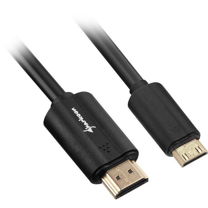 Sharkoon Adapterkabel HDMI Stecker > mini HDMI Stecker HDMI-Kabel